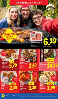 Svježi goveđi biftek, cca 2 kg, U komadu - Pregled kataloga iz trgovine Lidl, vrijedi od 20.07.2026 | Stranica: 54