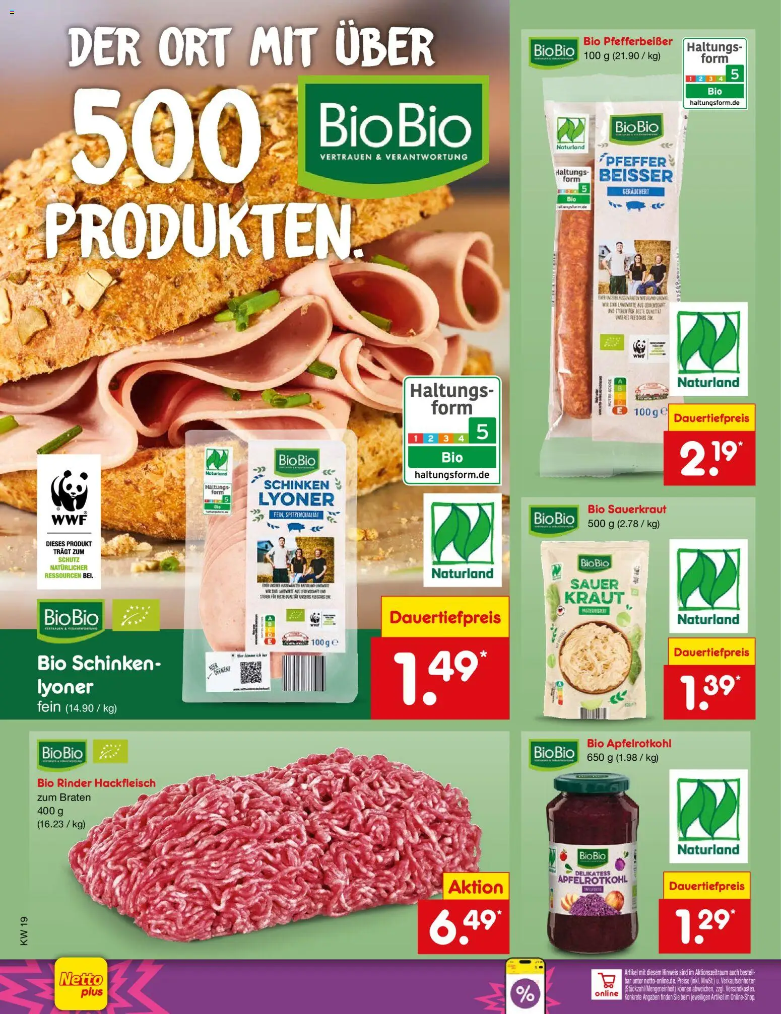 Netto Marken-Discount Super wochenende – gültig ab 07.05.2026 | Seite: 20 | Produkte: Pfeffer, Kraut, Schinken, Hackfleisch