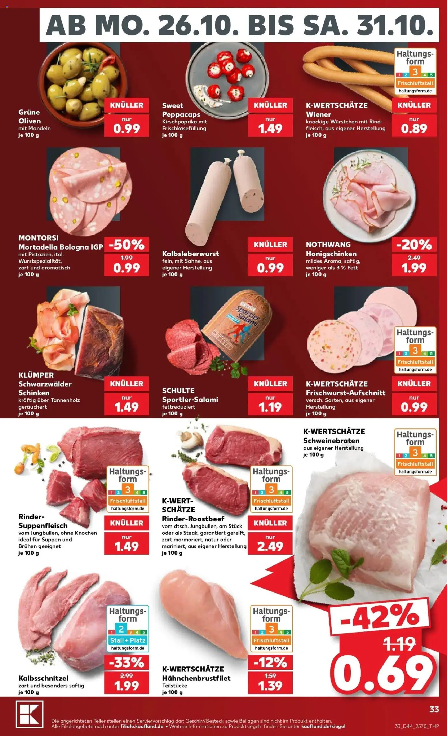 Kaufland Prospekt Regensburg – gültig ab 26.10.2026 | Seite: 37 | Produkte: Mandeln, Suppenfleisch, Salami, Schinken