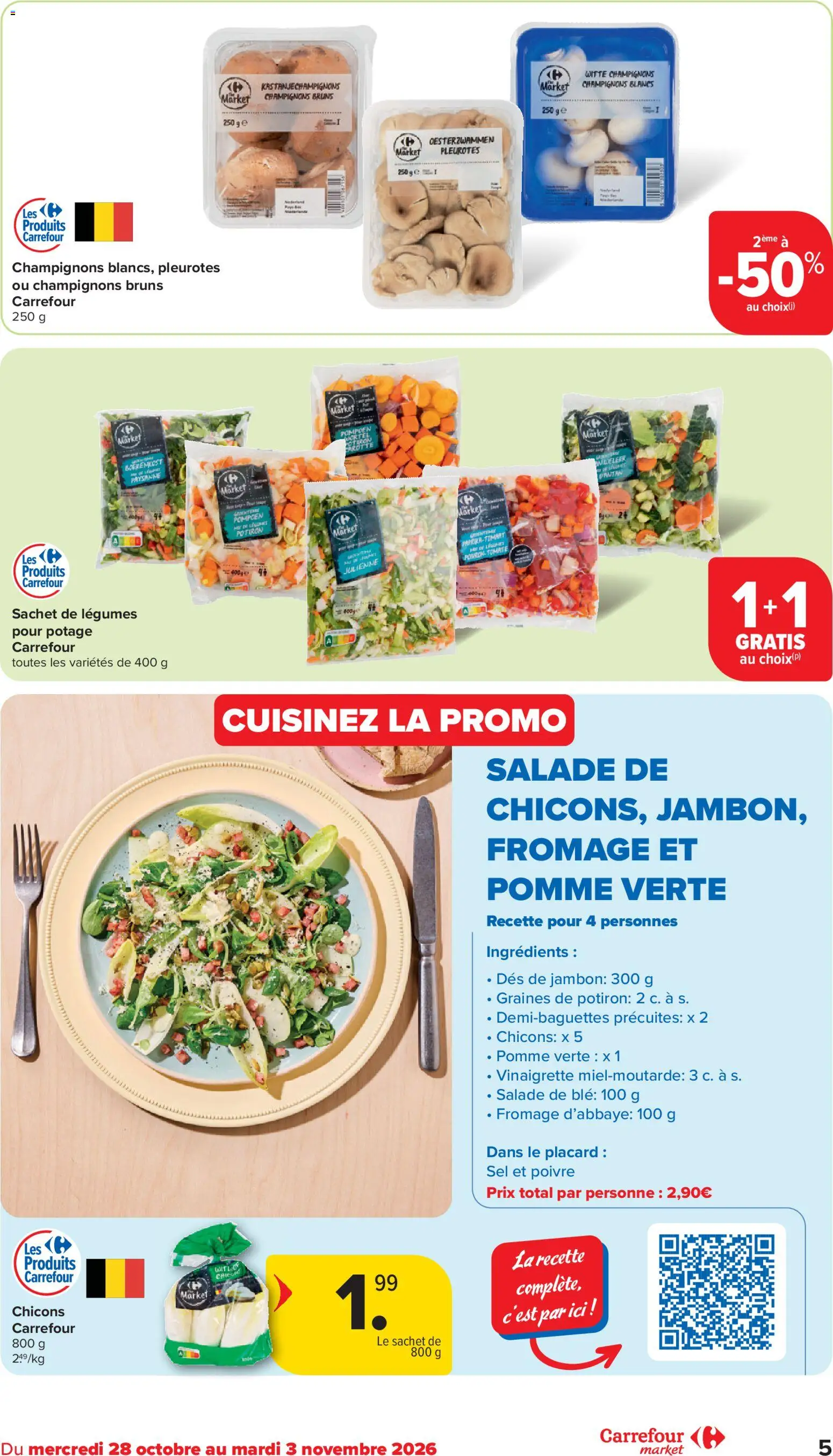 {H1} | Pagina: 5 | Producten: Salade, La, Pompoen, Champignons