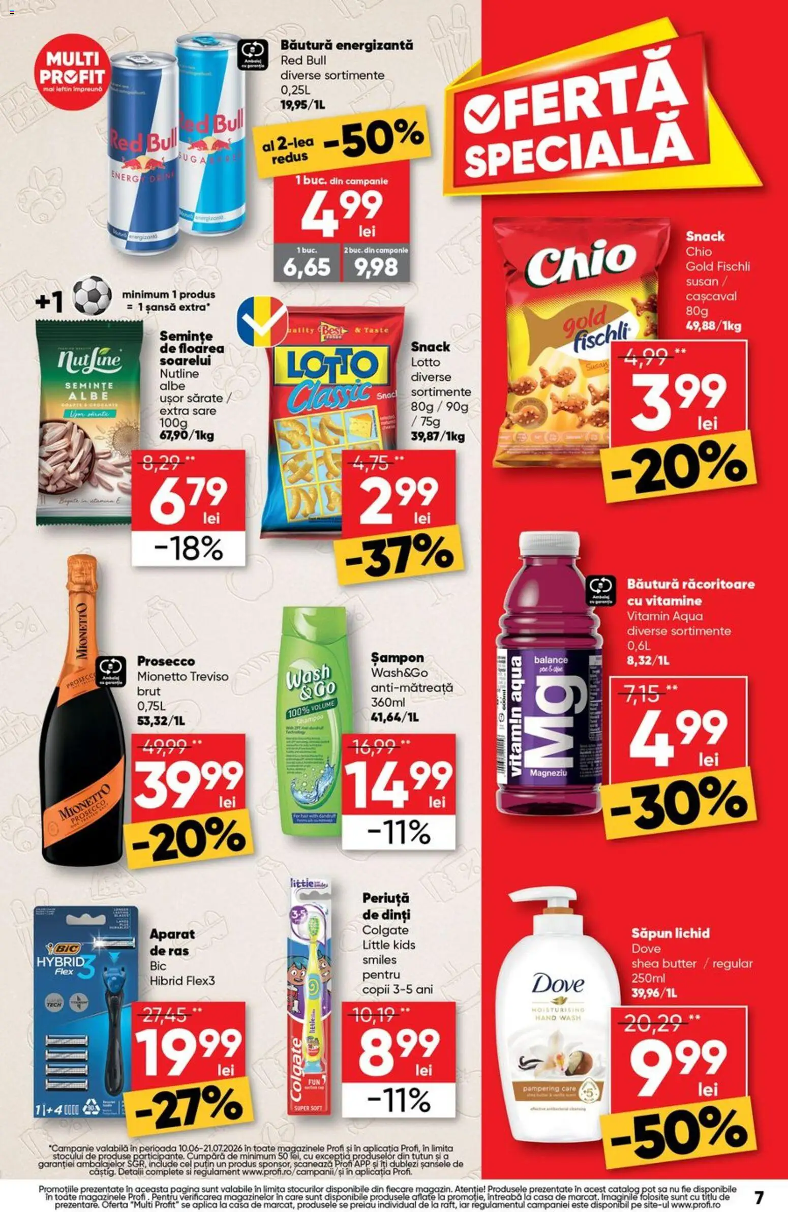 Noul catalog Profi – valabil de la 08.07.2026 | Pagină: 7 | Produse: Köpek Sabunu, Periuță de dinți, Săpun lichid, Bant