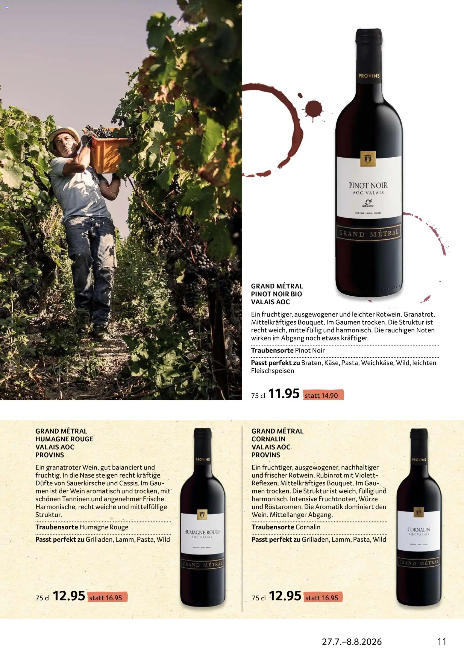 Prodega aktionen Enoteca – gültig ab 27.07.2026 | Seite: 11 | Produkte: Rouge, Wein