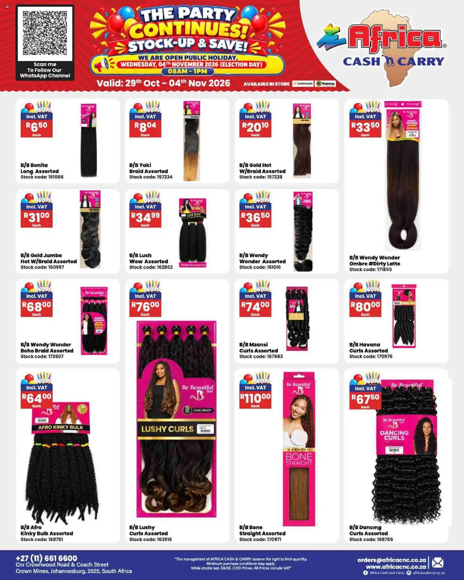 New Africa Cash & Carry catalogue – valid from 29/10/2026 | Page: 25
