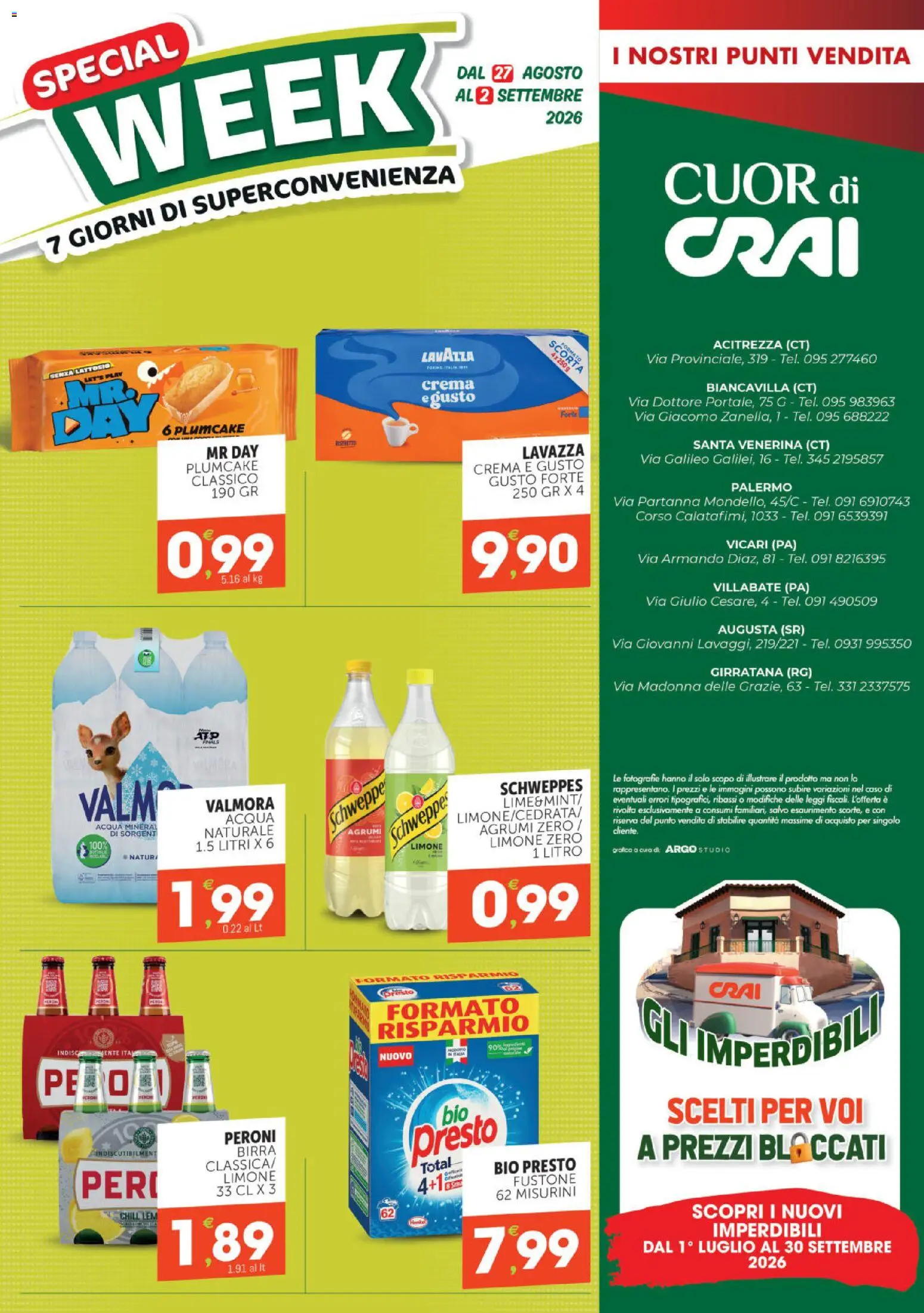 Volantino CRAI del 20/08/2026 | Pagina: 8 | Prodotti: Crema, Birra, Limone, Senza lattosio
