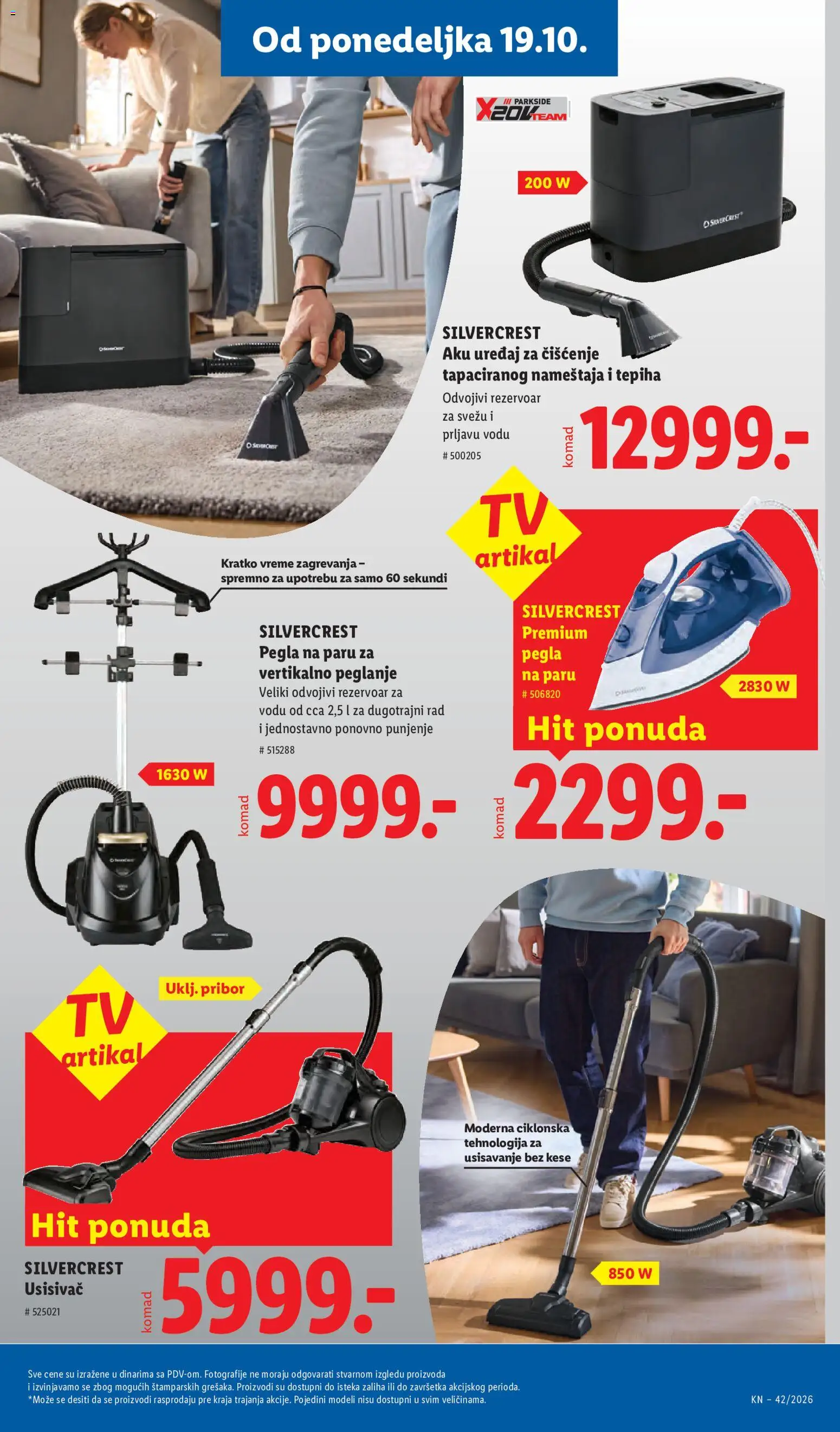 Lidl katalog - važi od 15.10.2026 | Strana: 87 | Proizvode: Usisivač, Pegla, Parkside, Pegla na paru