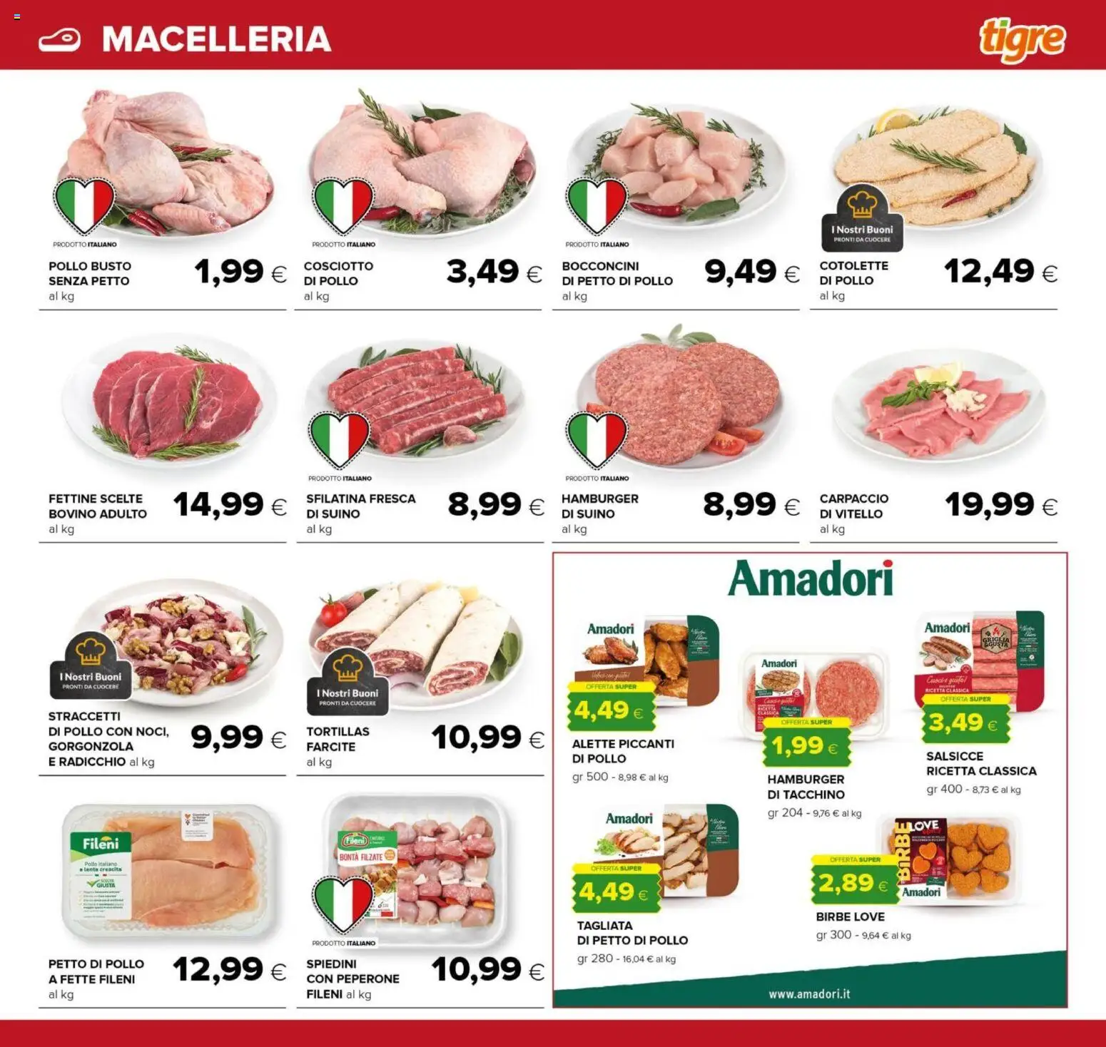 Volantino Tigre del 04.06.2026 | Pagina: 5 | Prodotti: Suino, Tacchino, Griglia, Hamburger