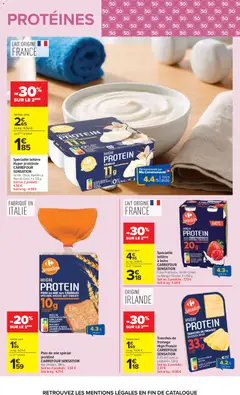 Carrefour - Prévisualisation de Pain de mie spécial protéiné CARREFOUR SENSATION, Aux céréales, 380 g. valide à partir de 24/08/2026 | Page: 40