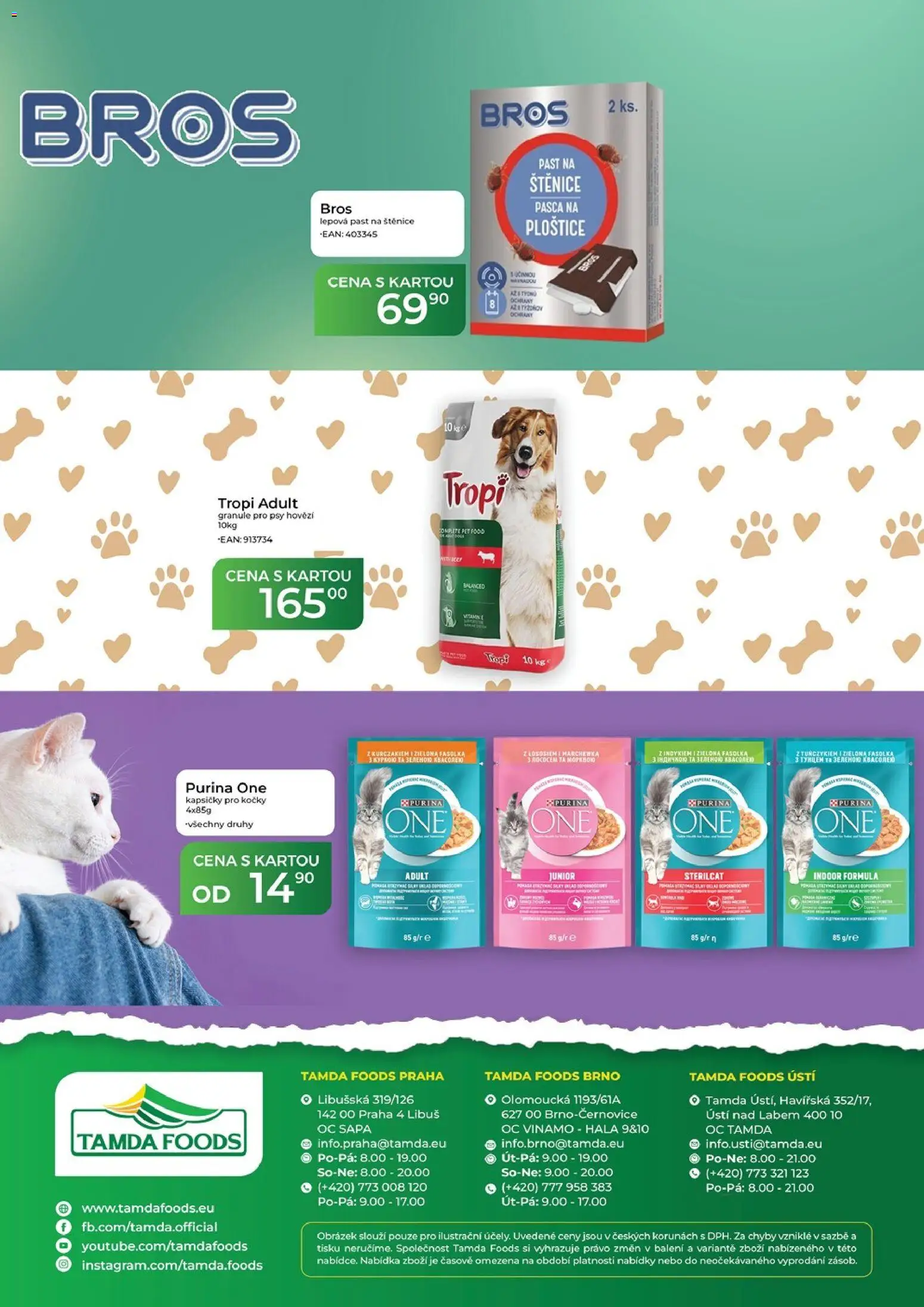 Tamda Foods leták od 05.08.2026 | Strana: 60 | Produkty: Hovězí, Granule pro psy, Granule, Kapsičky pro kočky