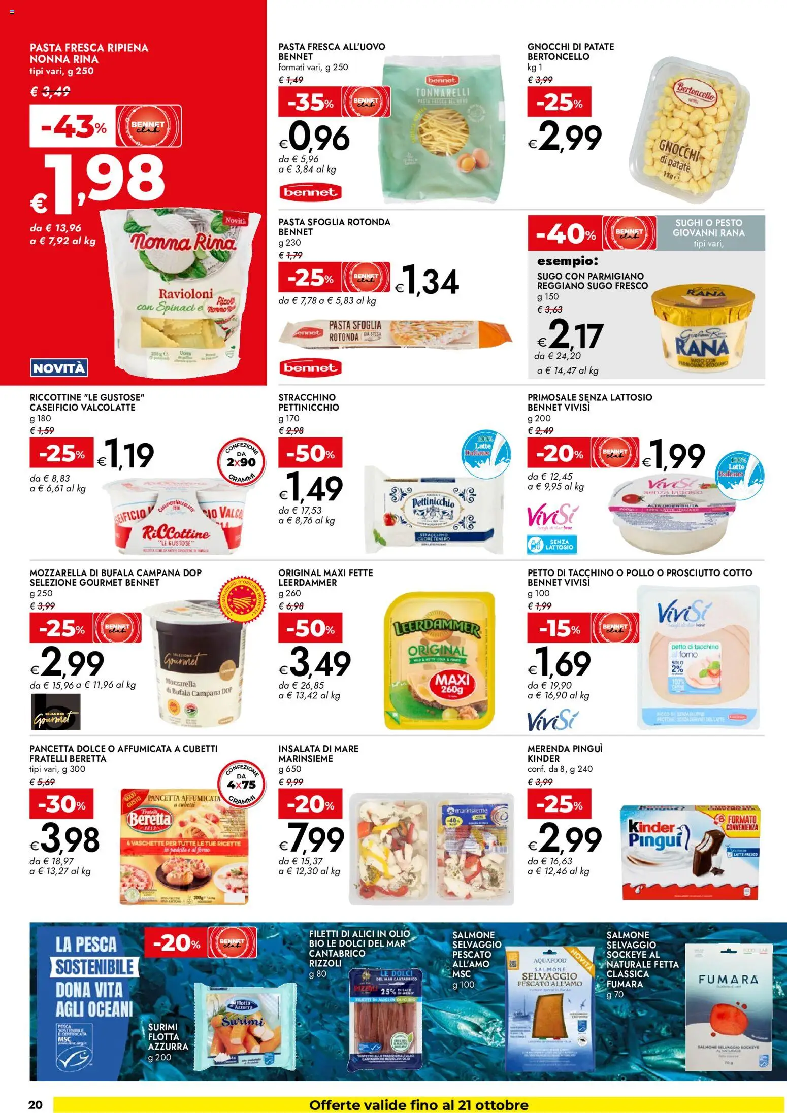 Volantino bennet del 08/10/2026 | Pagina: 20