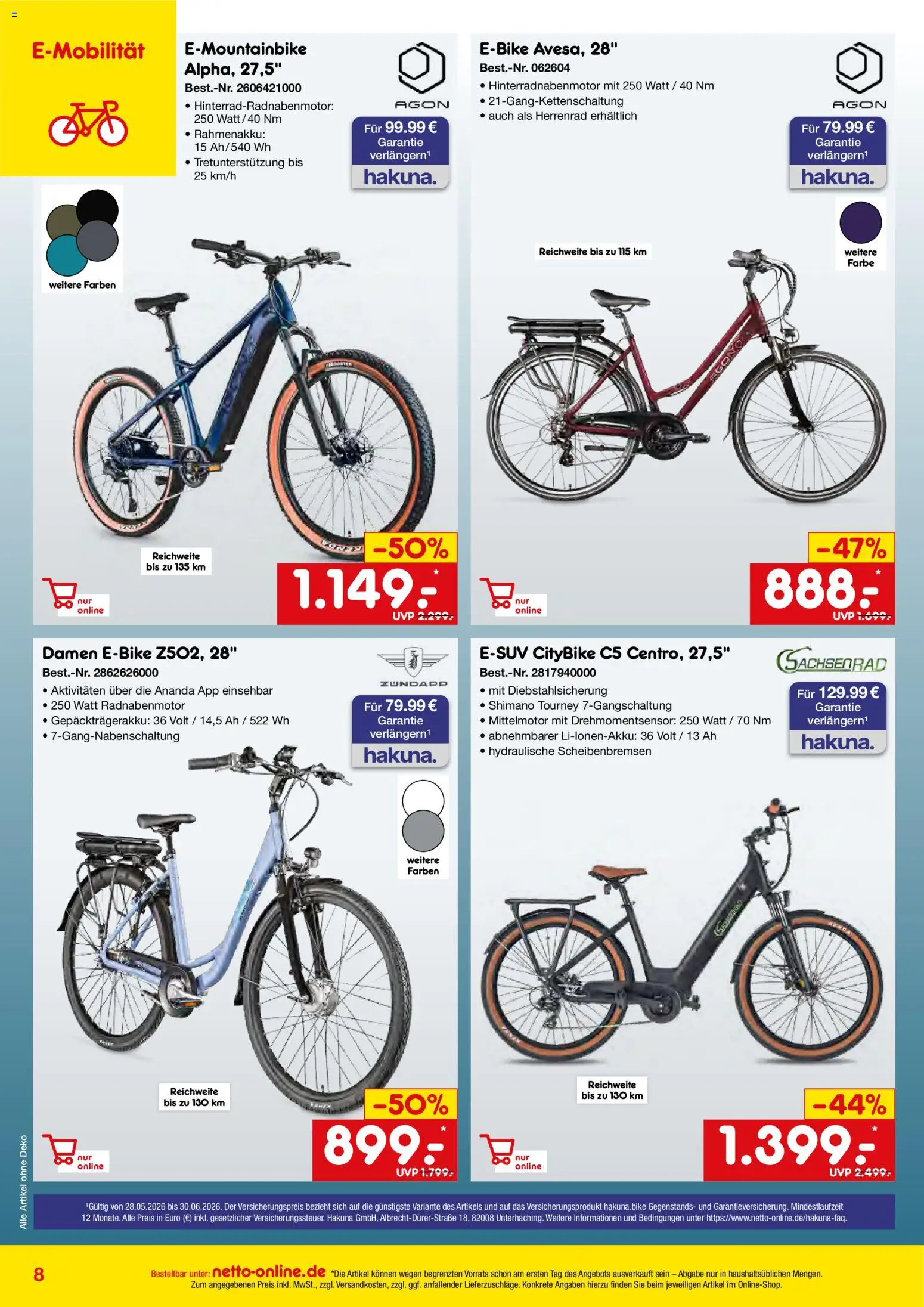 Netto Marken-Discount Online-Angebote Juni – gültig ab 01.06.2026 | Seite: 8