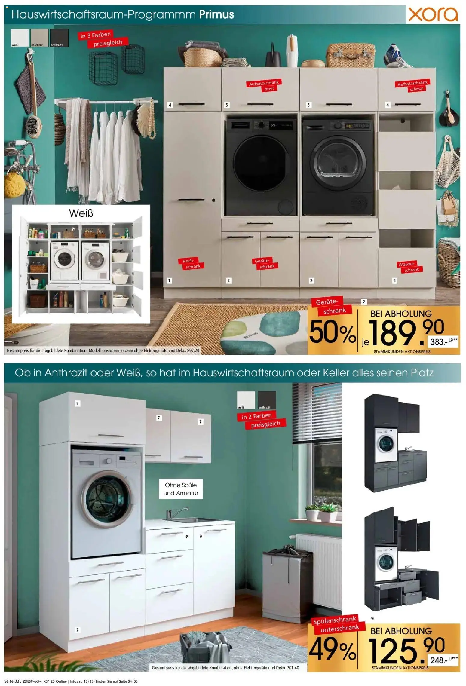 Zurbrüggen Küchen für ihr Zuhause – gültig ab 12.09.2026 | Seite: 18 | Produkte: Schrank, Armatur, Unterschrank