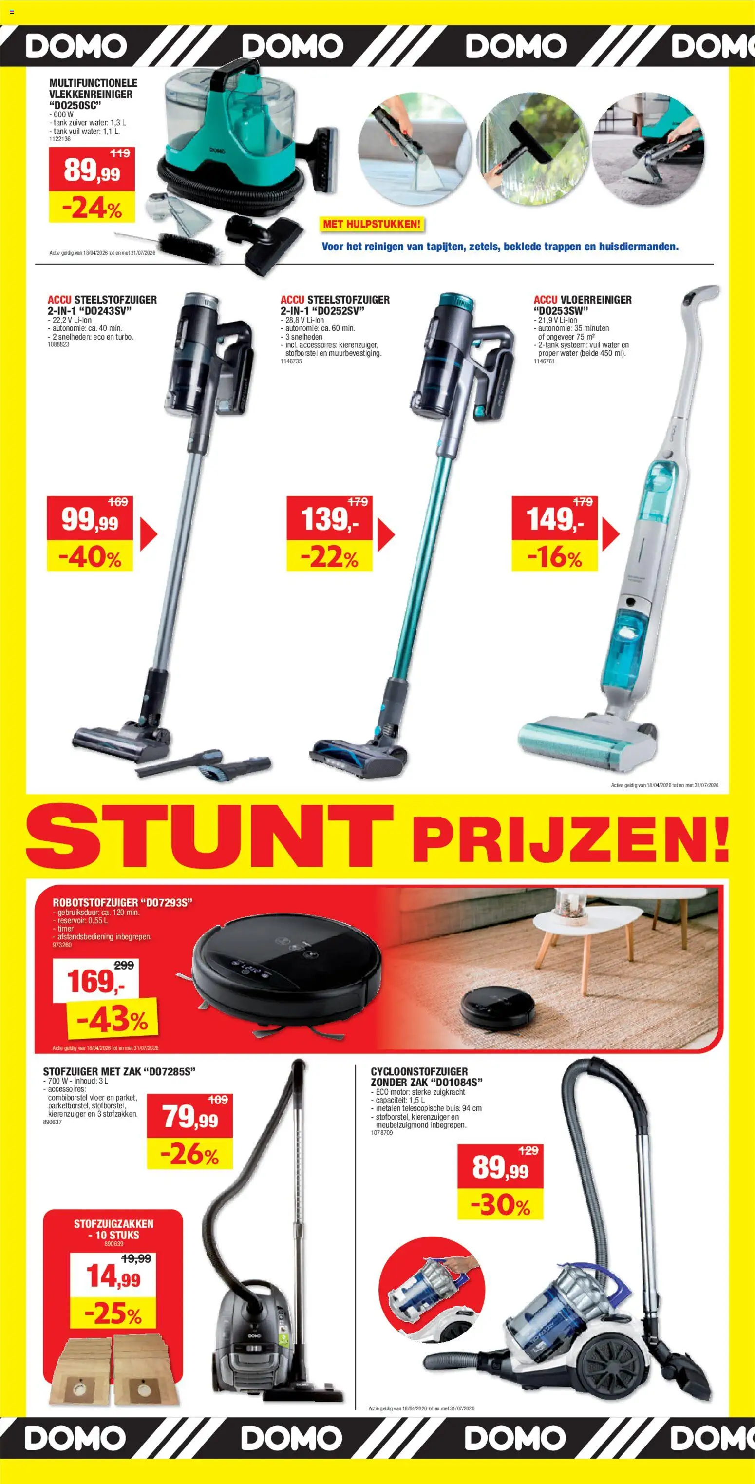 {H1} | Pagina: 7 | Producten: Zak, Stofzuiger