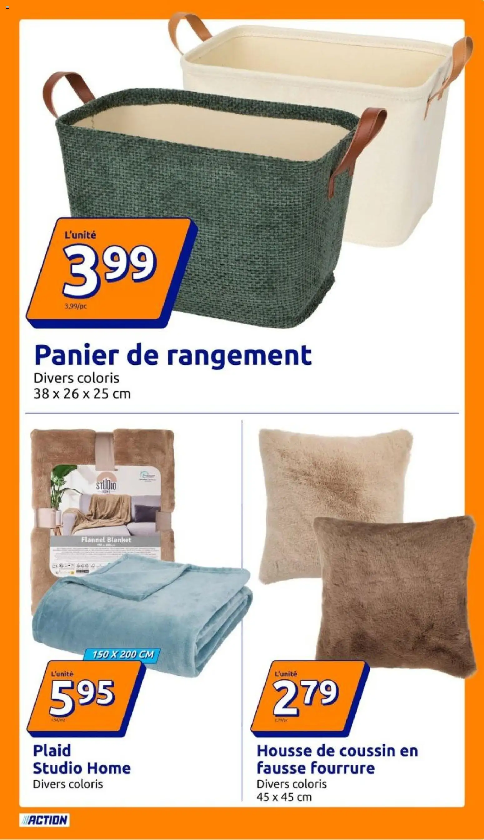 {H1} | Page: 19 | Produits: Panier de rangement, Plaid, Housse de coussin, Panier