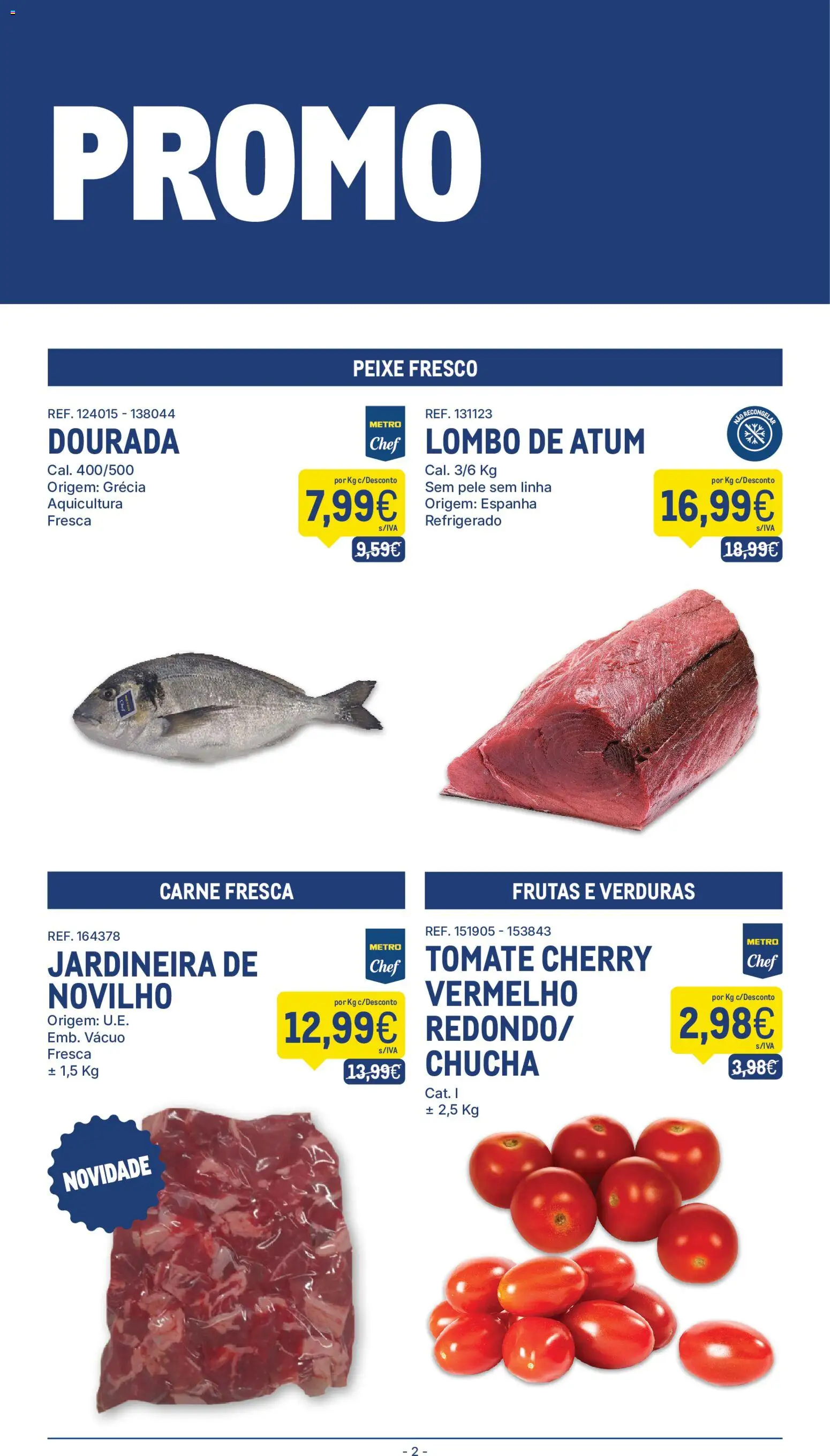 Makro folheto │ válido de 05.05.2026 | Página: 2 | Produtos: Dourada, Atum, Peixe, Carne