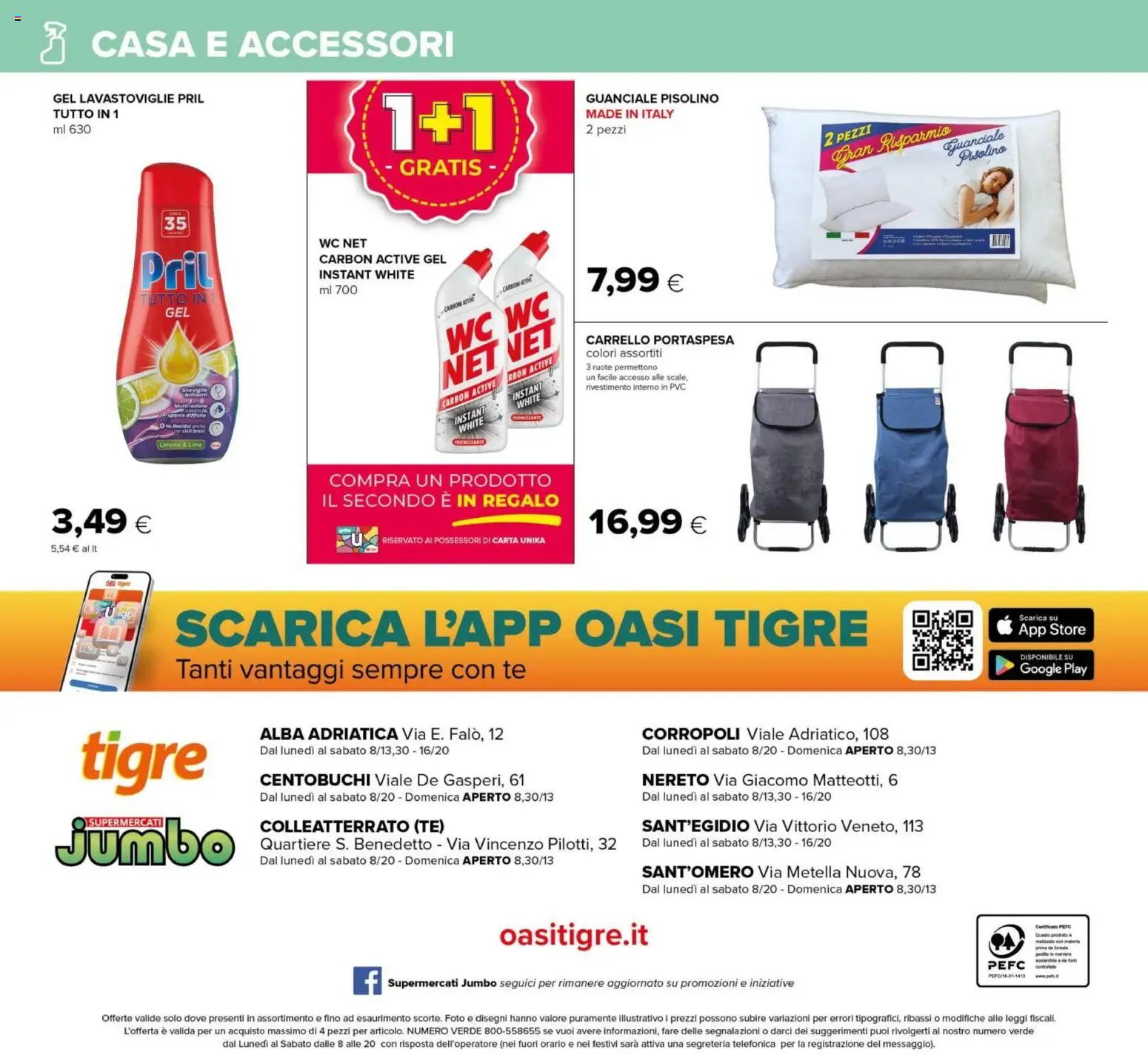 Volantino Tigre del 10/08/2026 | Pagina: 16 | Prodotti: Tè, Carrello, WC, Guanciale