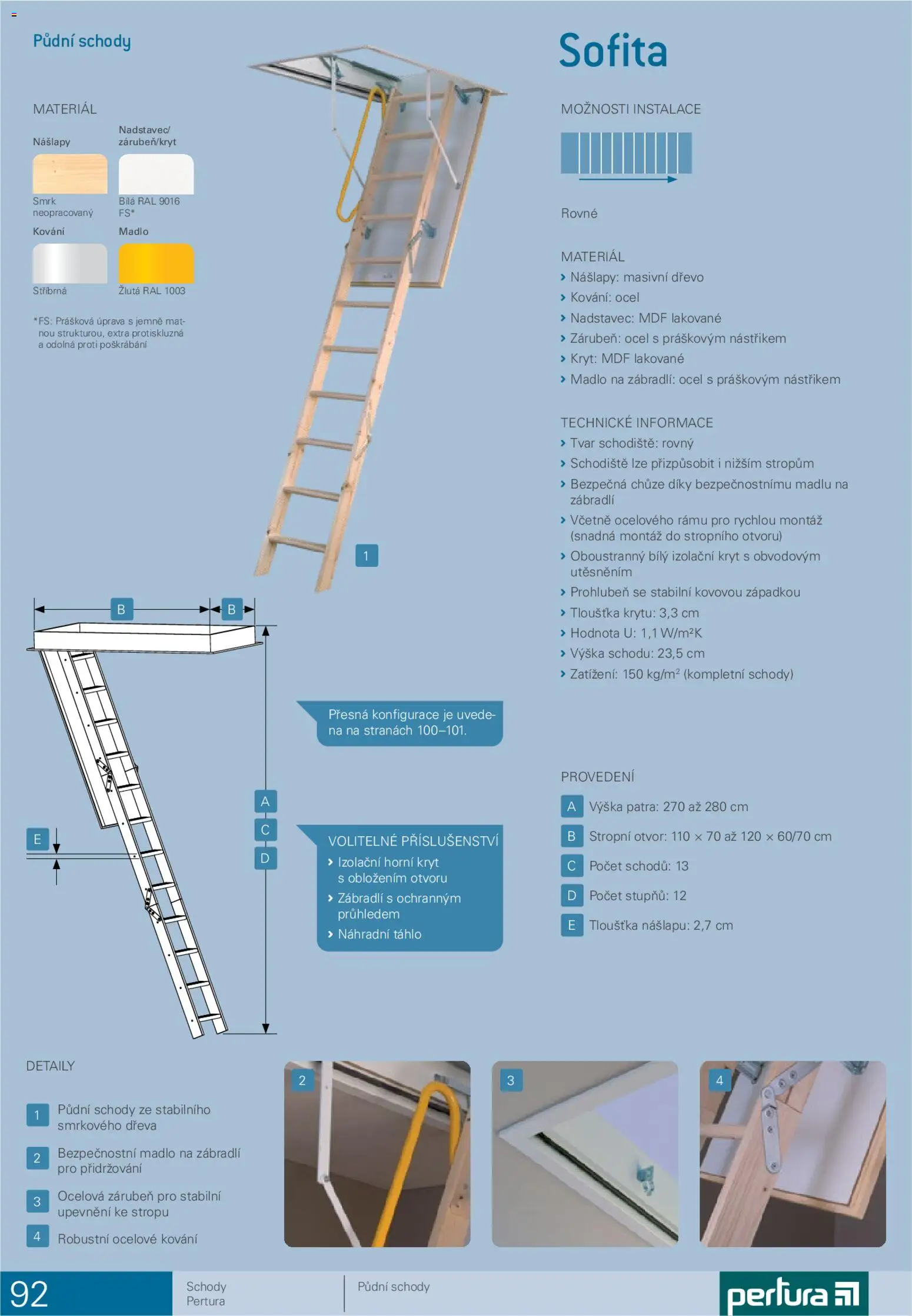 HORNBACH leták - Schody Pertura od 05.08.2026 | Strana: 92 | Produkty: Madlo, Zábradlí