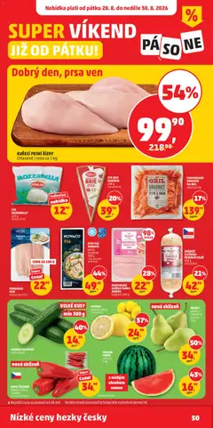 Náhled letáku MISTROVSKÁ DUŠENÁ ŠUNKA, SHAVED krájená | 100 g od 26.08.2026 | Strana: 30