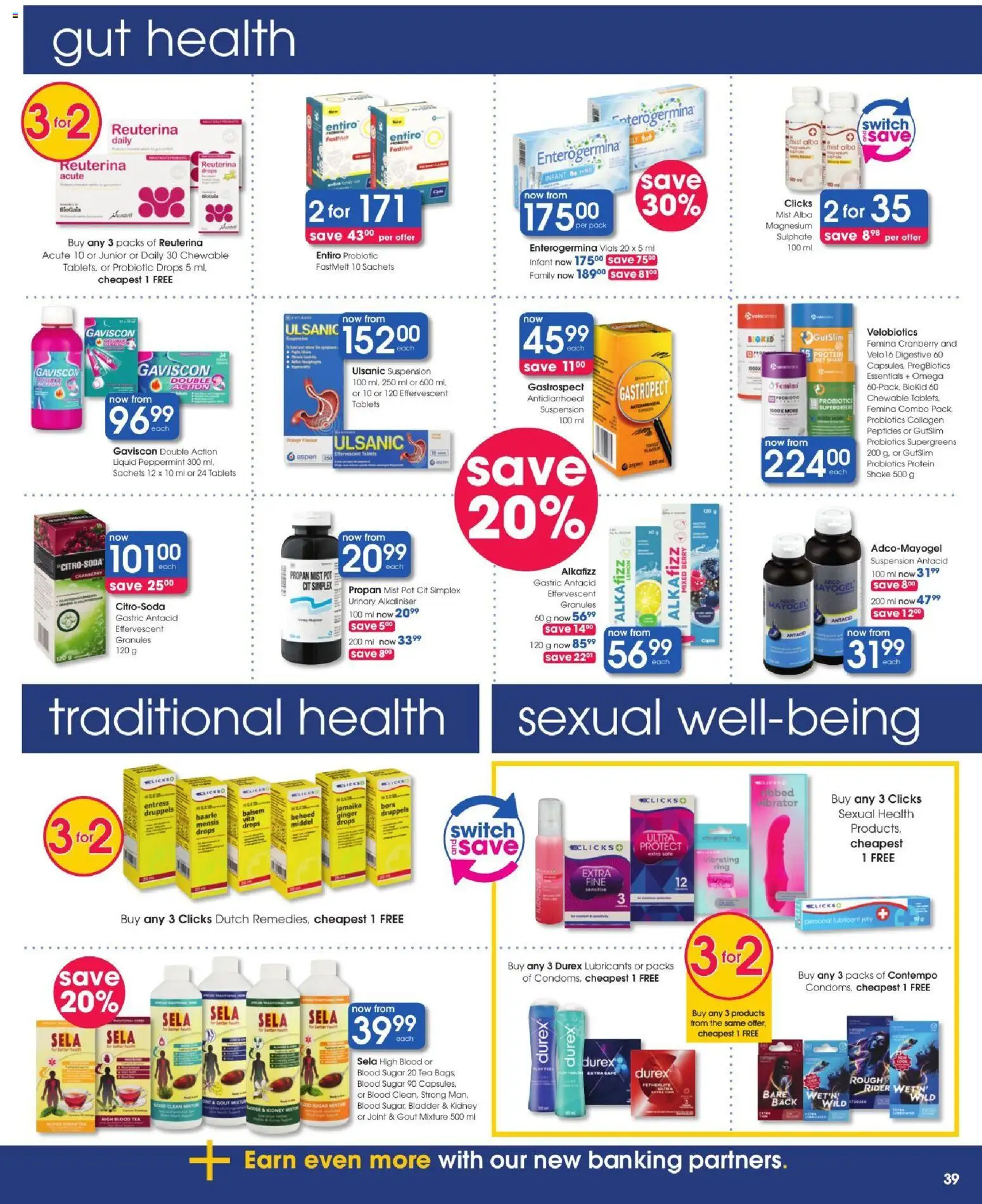 New Clicks catalogue – valid from 08/10/2026 | Page: 39 | Products: Protein, Switch, Tea, Lemon