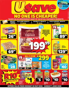 Usave specials catalogue – valid from 25.05.2026