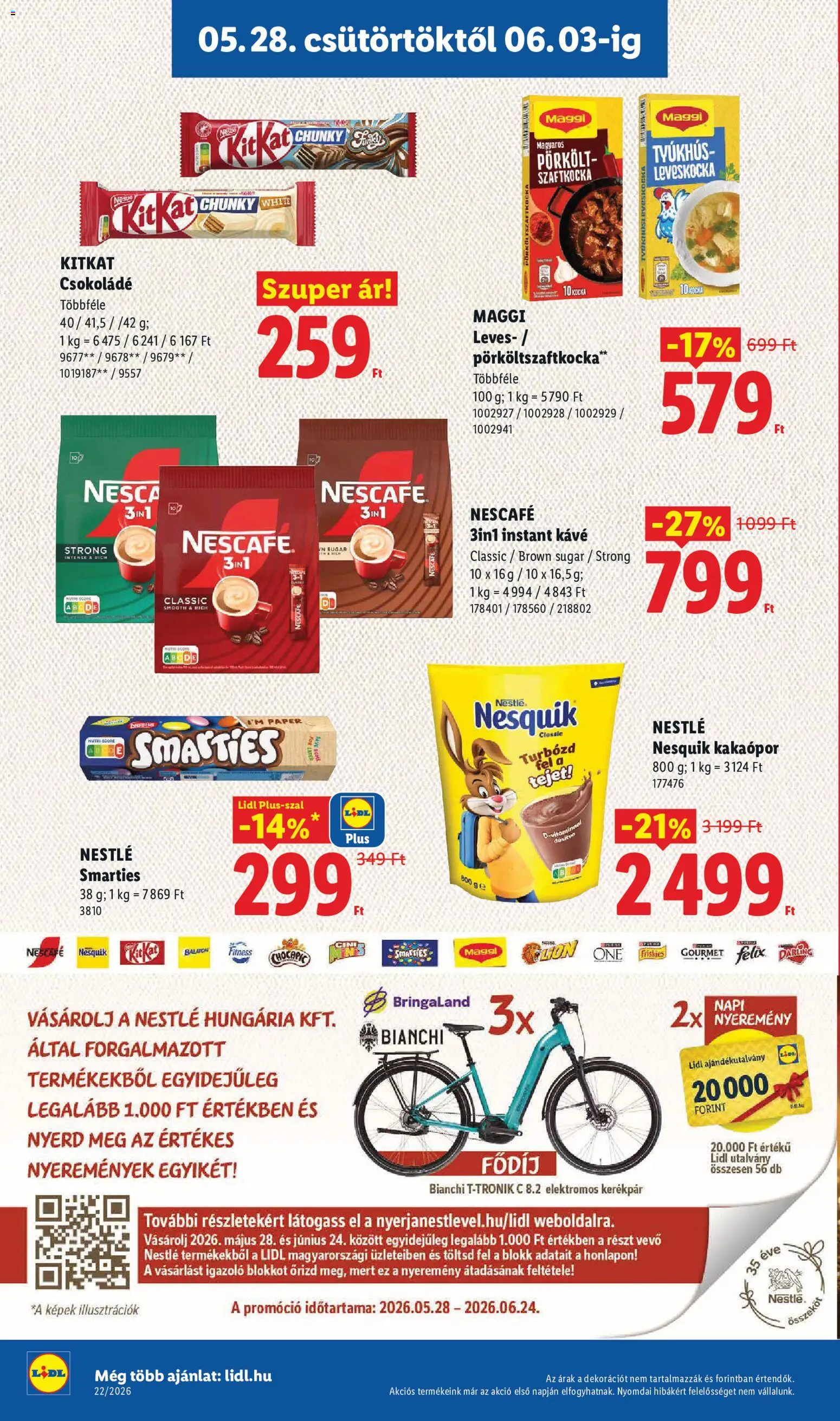 Lidl akciós ujság - amely érvényes a következő dátumtól: 28.05.2026 | Oldal: 14