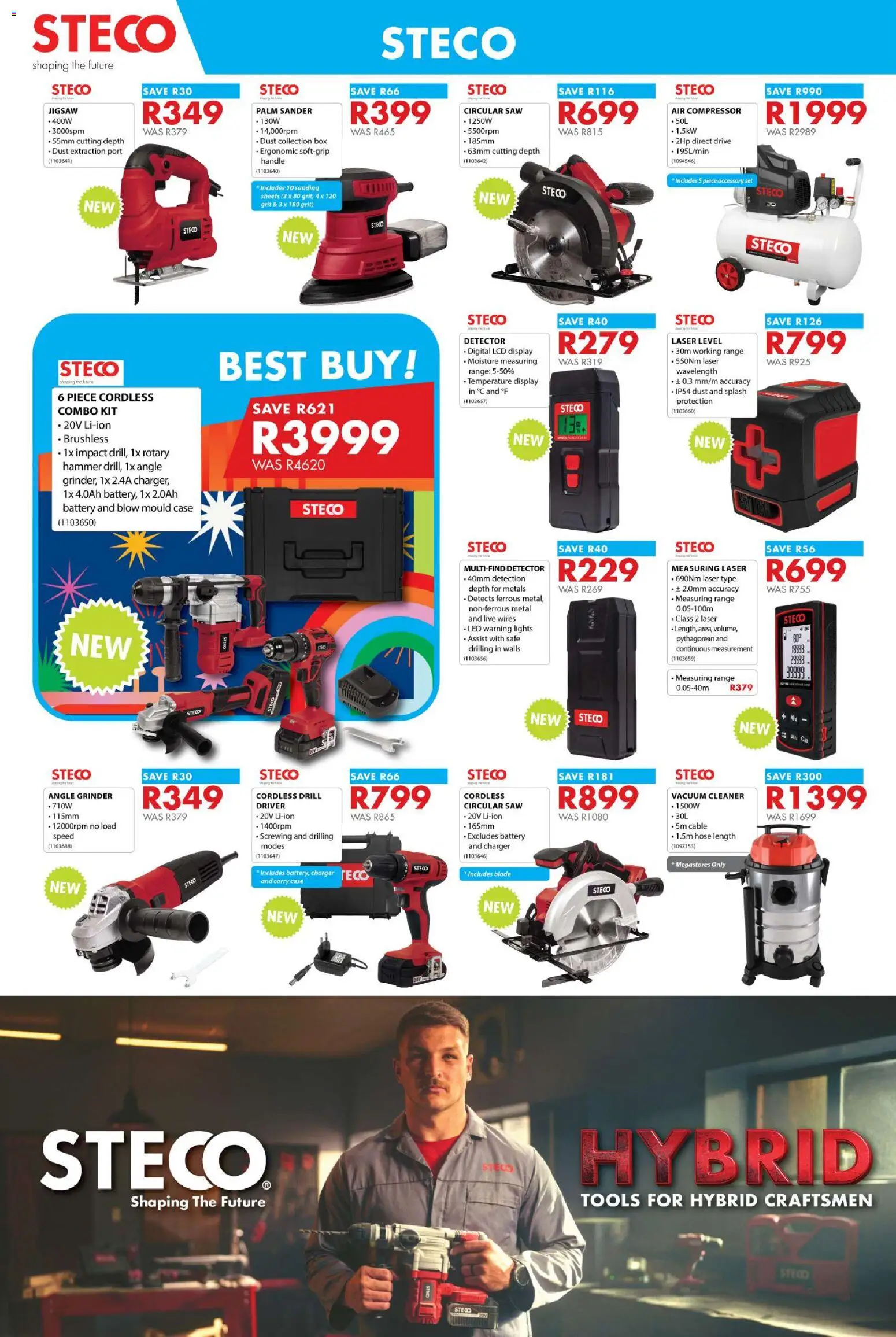 New Chamberlain catalogue – valid from 21.05.2026 | Page: 10 | Products: Rotary hammer, Compressor, Charger, Hammer