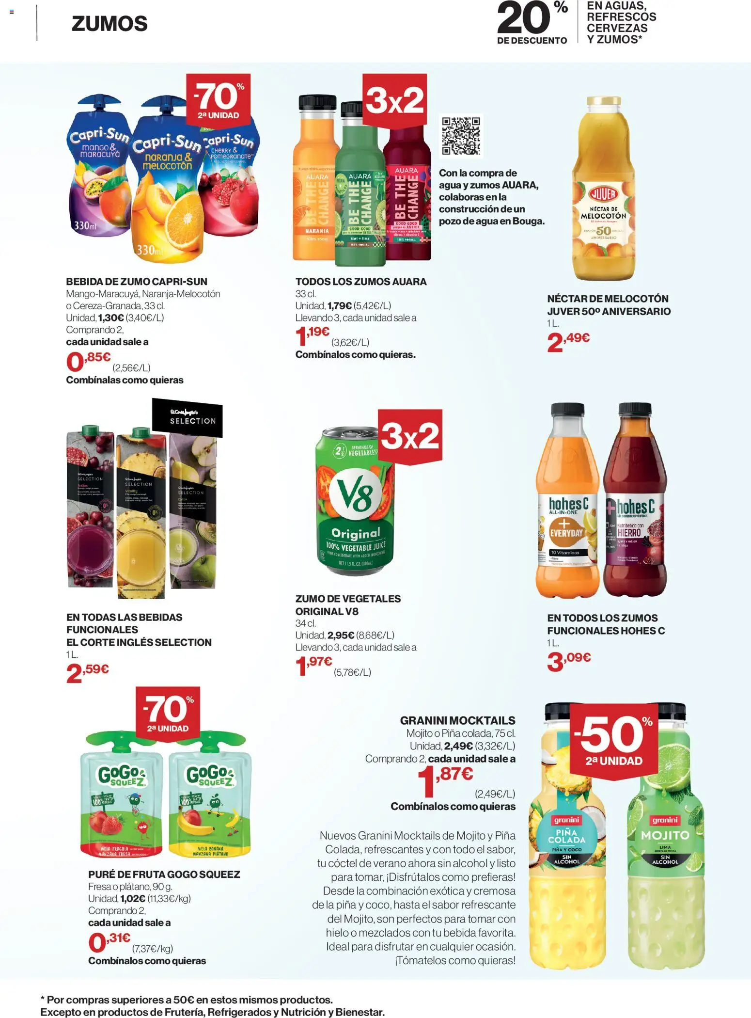 Hipercor - Bebidas Refrescantes │ válido desde el 04.06.2026 | Página: 9 | Productos: Ηλεκτρονικα ειδη, Piña, Kiwi, Ροζ πιπέρι