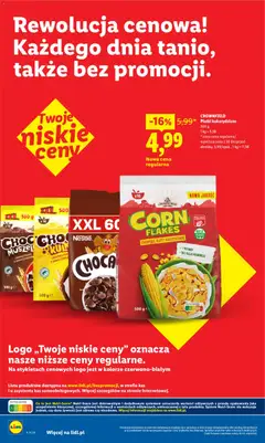 Pogląd oferty "Lidl gazetka - Oszczędzaj każdego dnia" - ważna od 04.07.2026 | Strona: 14 | Produkty: Czekolady, Płatki kukurydziane, Płatki, Corn Flakes