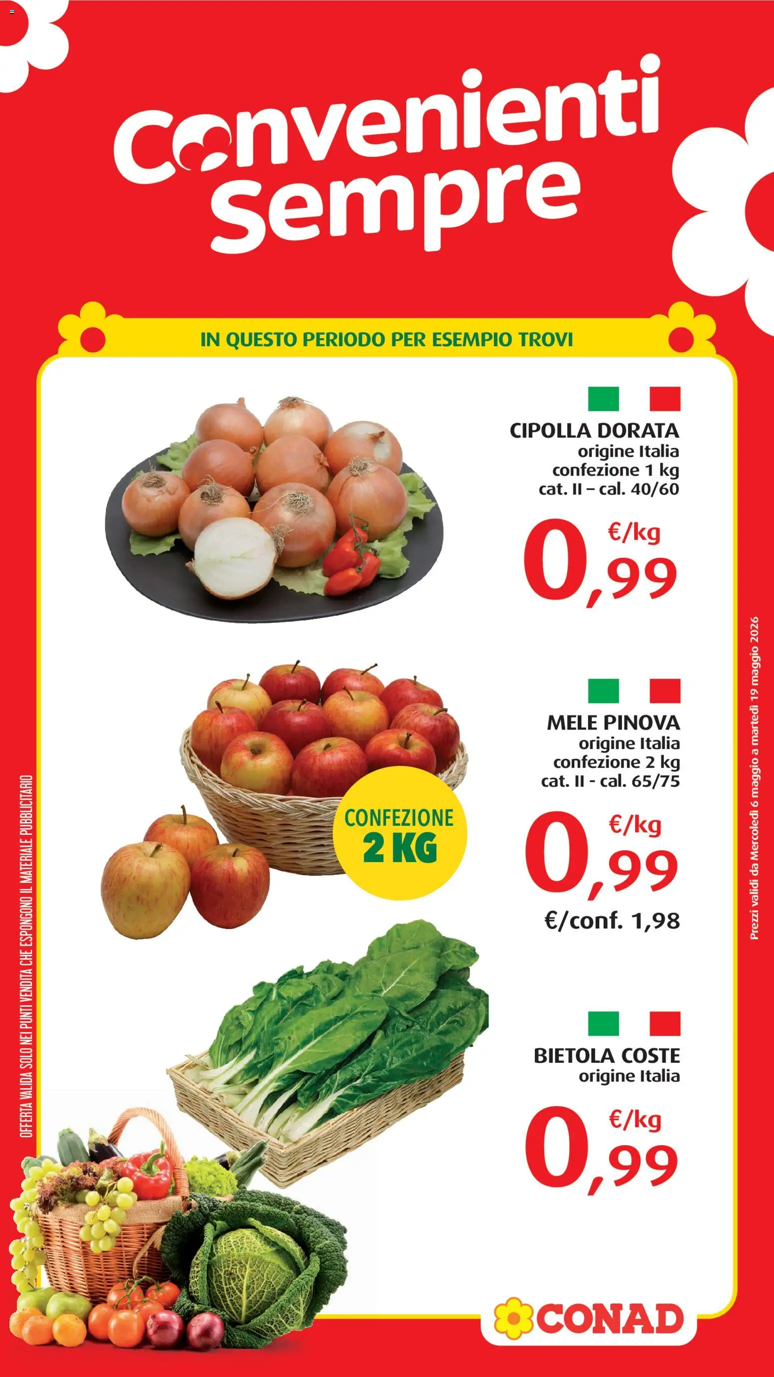 Volantino Conad del 06.05.2026 | Pagina: 2 | Prodotti: Mele