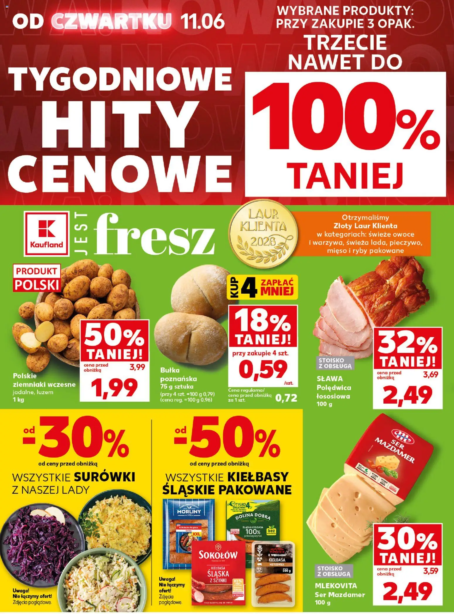 Kaufland Polsko leták - Mocny start od 15.06.2026 | Strana: 8 | Produkty: Ryby