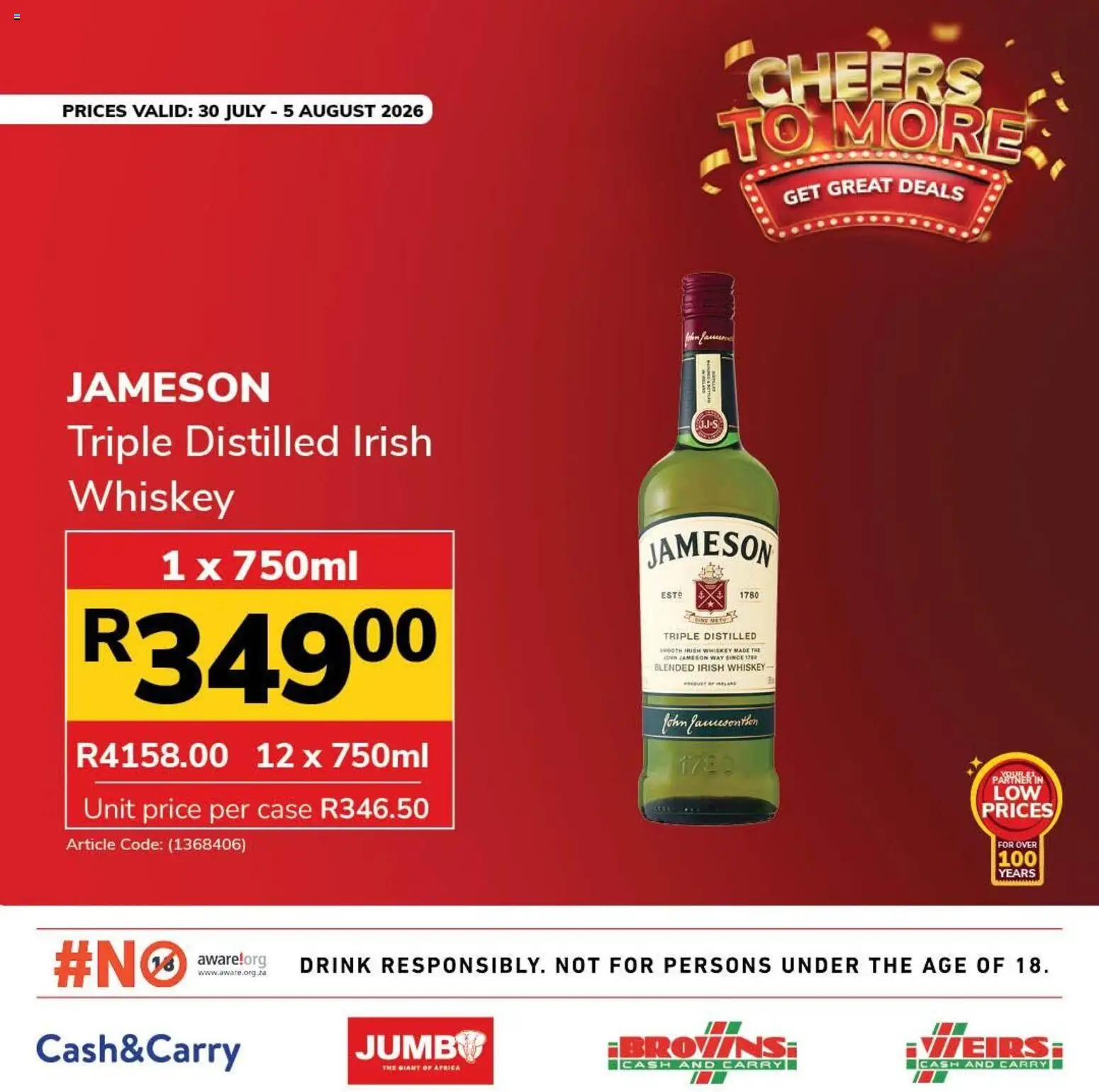 New Jumbo catalogue – valid from 30/07/2026 | Page: 2 | Products: Case, Whiskey
