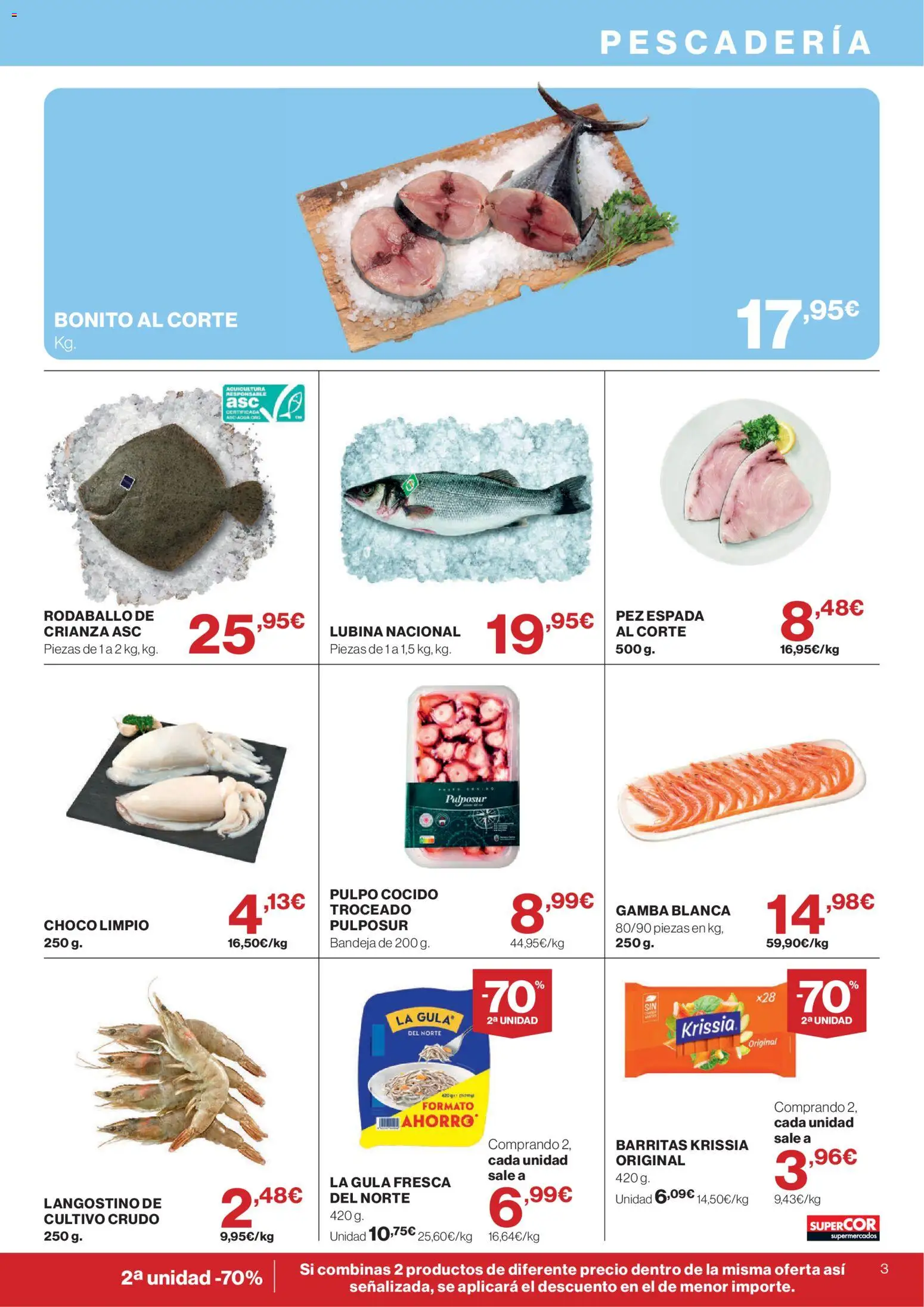 Supercor Canarias │ válido desde el 30/07/2026 | Página: 3 | Productos: Bandeja, Langostino, Gamba