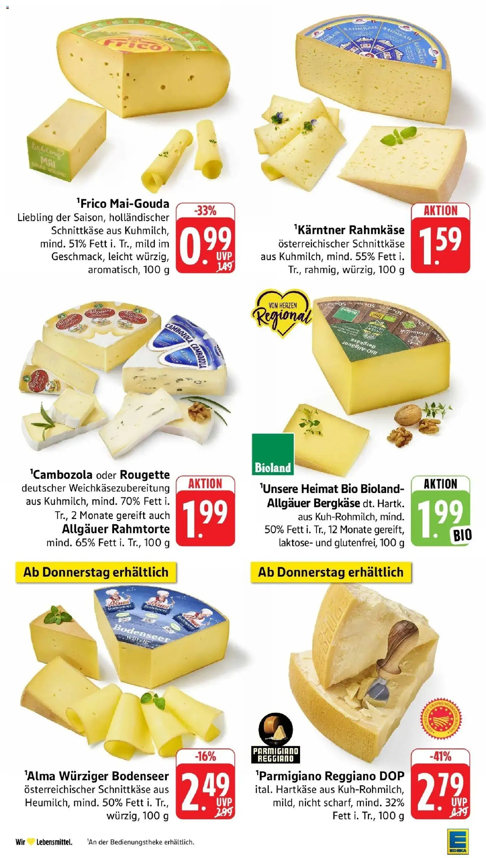 Edeka prospekt Weinheim – gültig ab 22.06.2026 | Seite: 10 | Produkte: Gouda