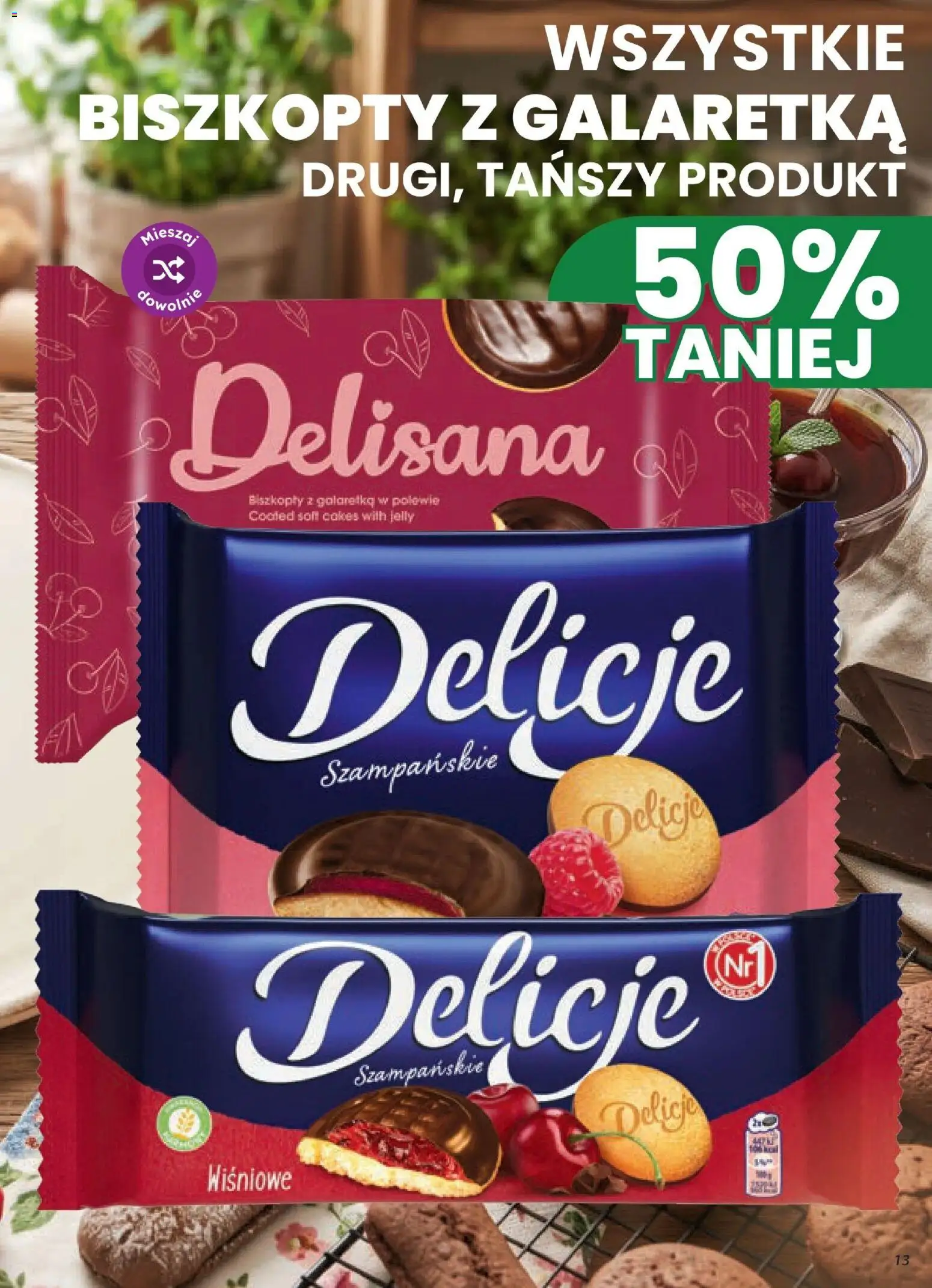 Dino gazetka od 07.10.2026 | Strona: 13 | Produkty: Galaretka, Biszkopty