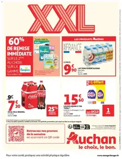 Auchan - Prévisualisation de LAIT DEMI-ÉCRÉMÉ AUCHAN, LAIT DEMI-ÉCRÉMÉ AUCHAN Maxi Pack 10x1L valide à partir de 18/08/2026 | Page: 48