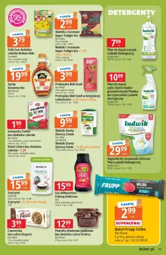 Pogląd oferty "E.Leclerc gazetka" - ważna od 19.05.2026 | Strona: 17 | Produkty: Galaretka bez cukru, Malina, Erytrytol, Powidła