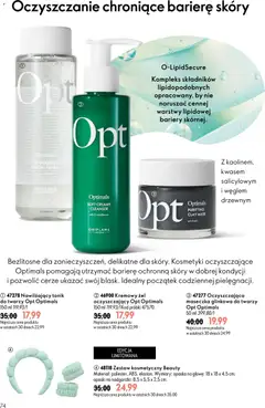 Pogląd oferty "Oriflame Katalog 13 2026" - ważna od 09.09.2026 | Strona: 74 | Produkty: Toner, Kosmetyki, Tonik