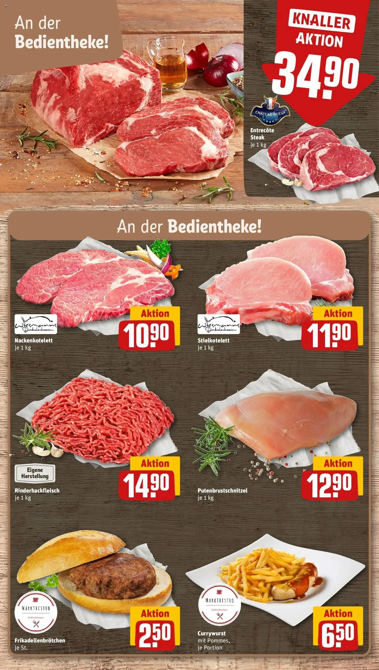 REWE Prospekt ab 24.08.2026 zum Blättern » Angebote | Seite: 8 | Produkte: Entrecote, Steak