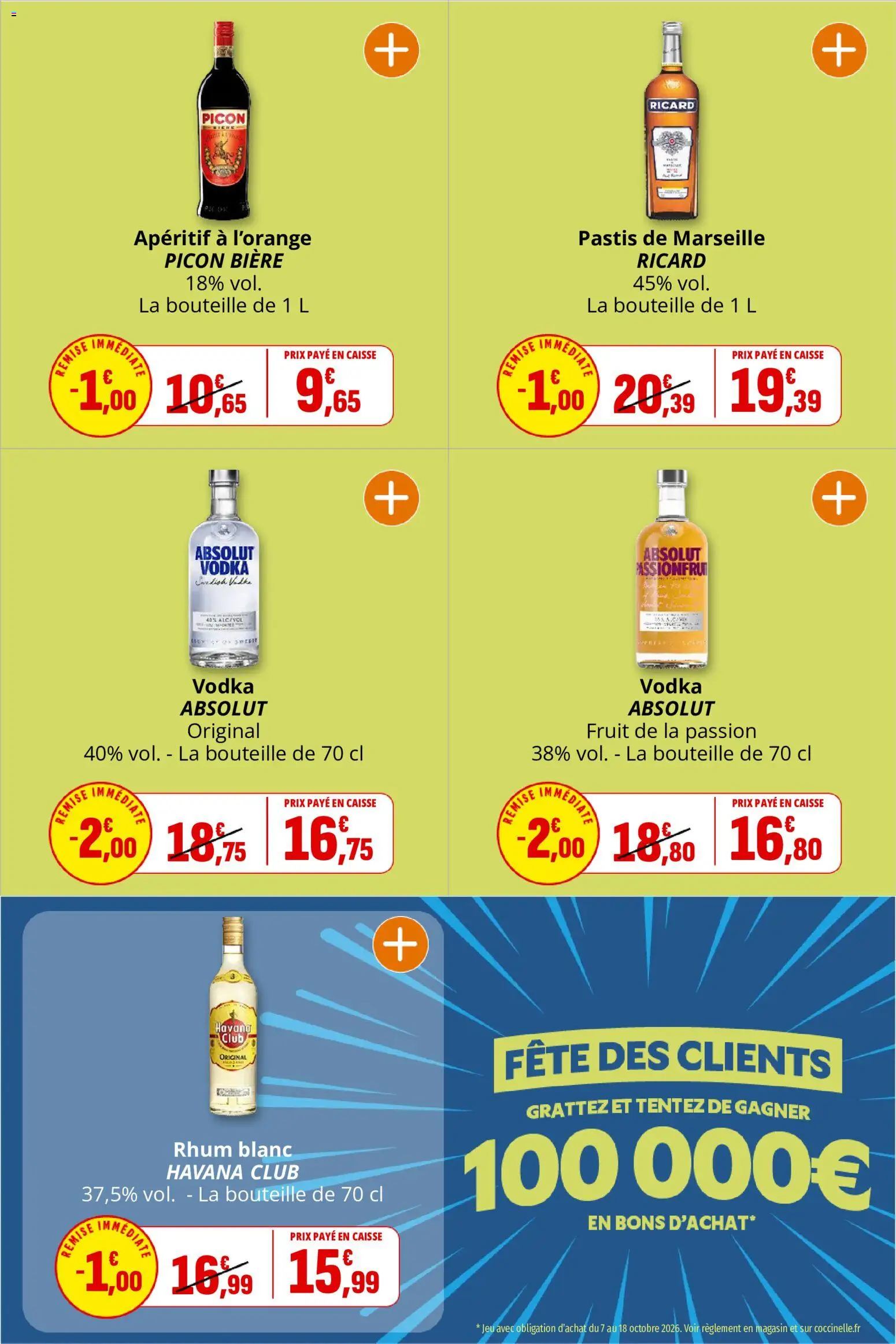 {H1} | Page: 40 | Produits: Vodka, Apéritif, Pastis, Rhum