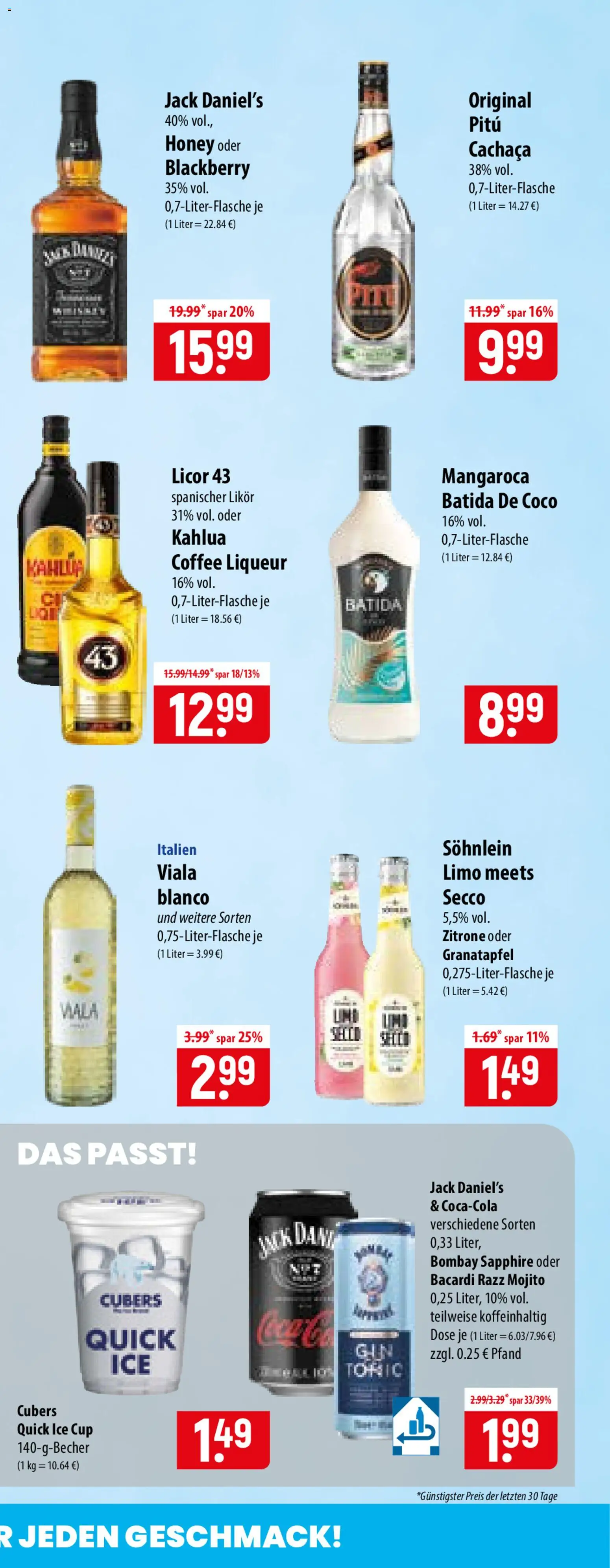 Famila Prospekt – gültig ab 13.07.2026 | Seite: 27 | Produkte: Granatapfel, Likör, Batida de coco, Jack Daniel's