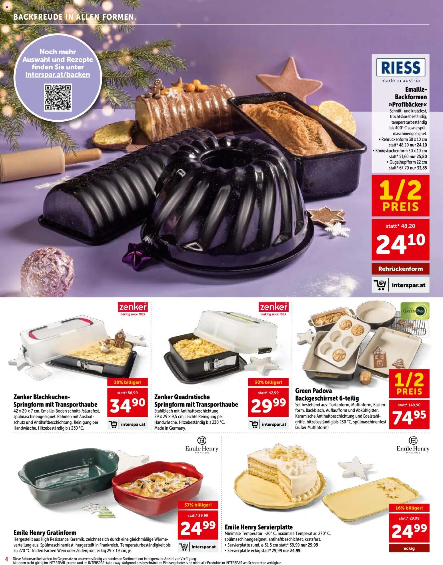 Interspar Sonderfolder Backen gültig ab 01.10.2026 | Seite: 4 | Produkte: Wein