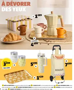 GiFi - Prévisualisation de GiFi catalogue valide à partir de 18/08/2026 | Page: 8 | Produits: Plateau, Gourde, Chariot de courses, Café