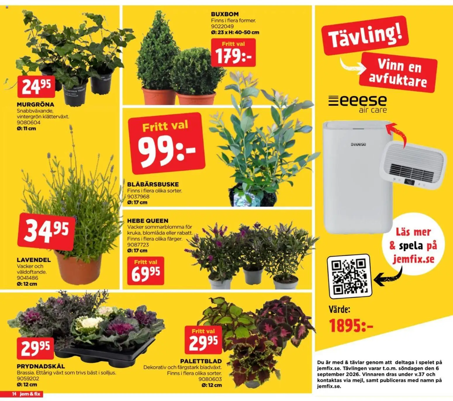Jem & Fix reklamblad aktuell från 24/08/2026 | Sida: 14 | Produkter: Lavendel