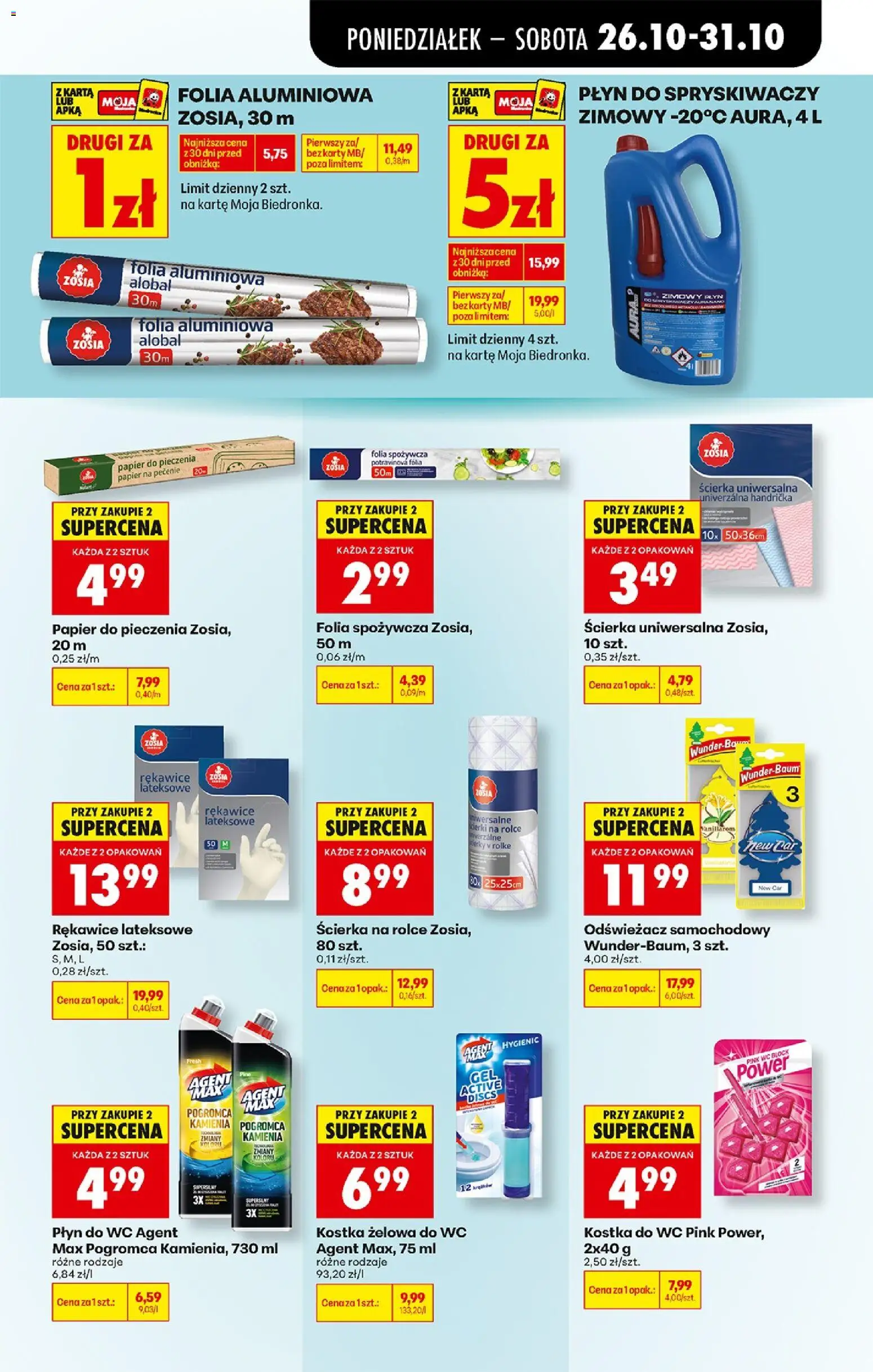 Biedronka Polsko leták - Codziennie niskie ceny od 26.10.2026 | Strana: 87 | Produkty: Alobal, Wc