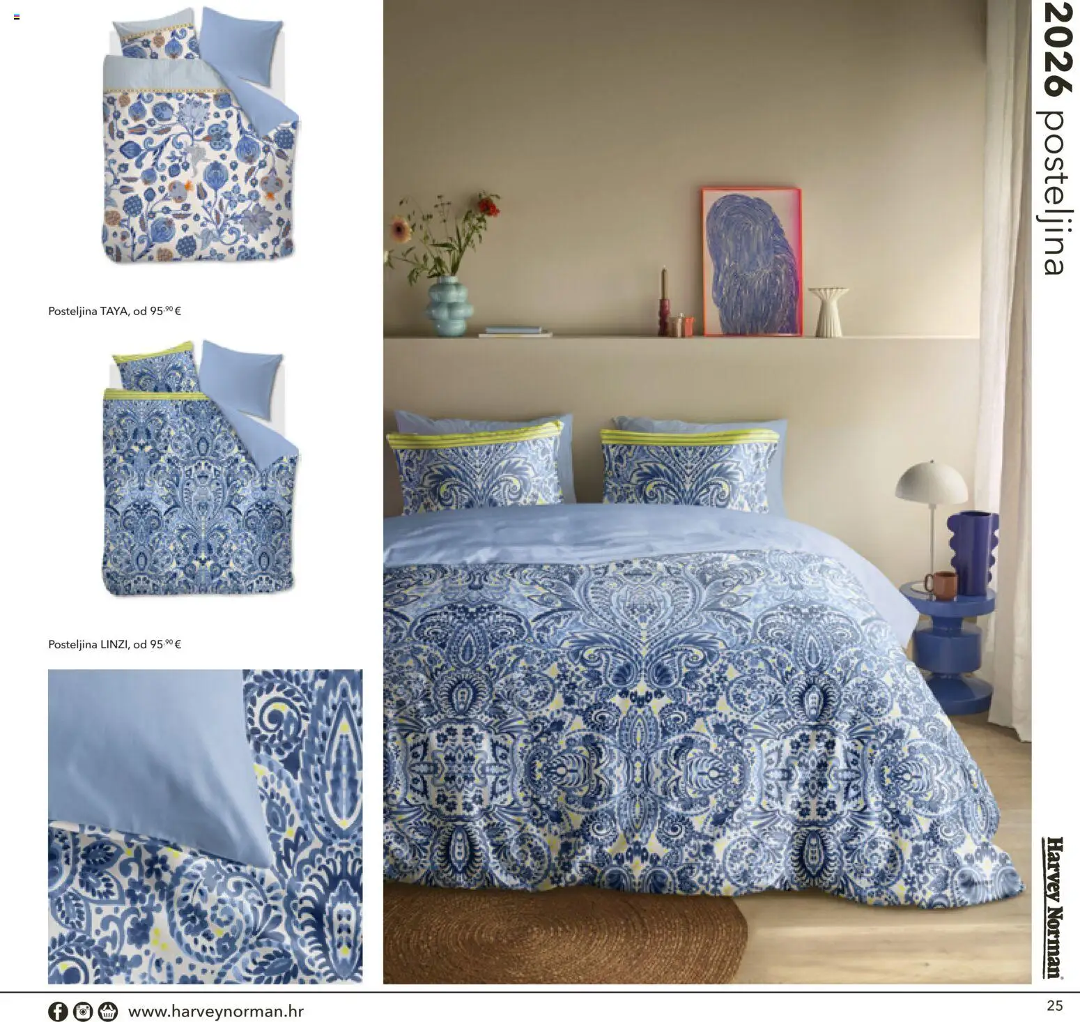 Harvey Norman katalog | vrijedi od 05.06.2026 | Stranica: 25 | Proizvodi: Posteljina