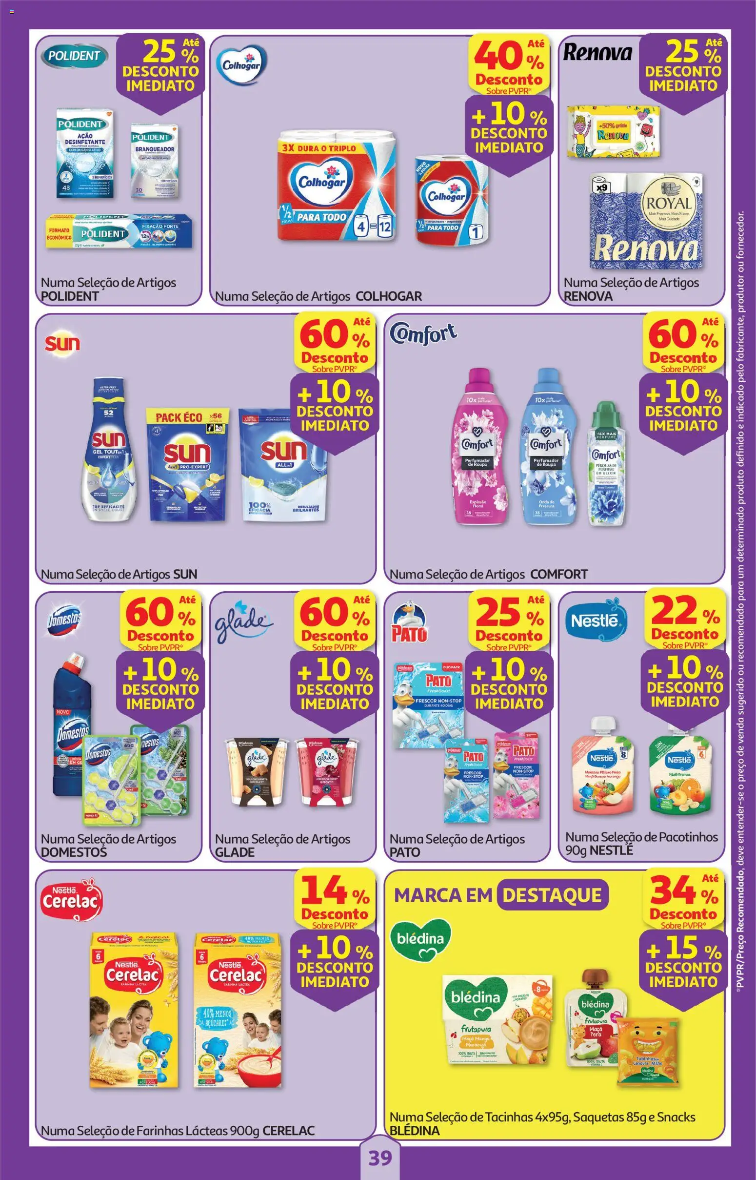 Auchan folheto │ válido de 04.06.2026 | Página: 39 | Produtos: Farinha láctea, Top, Perfume, Maça