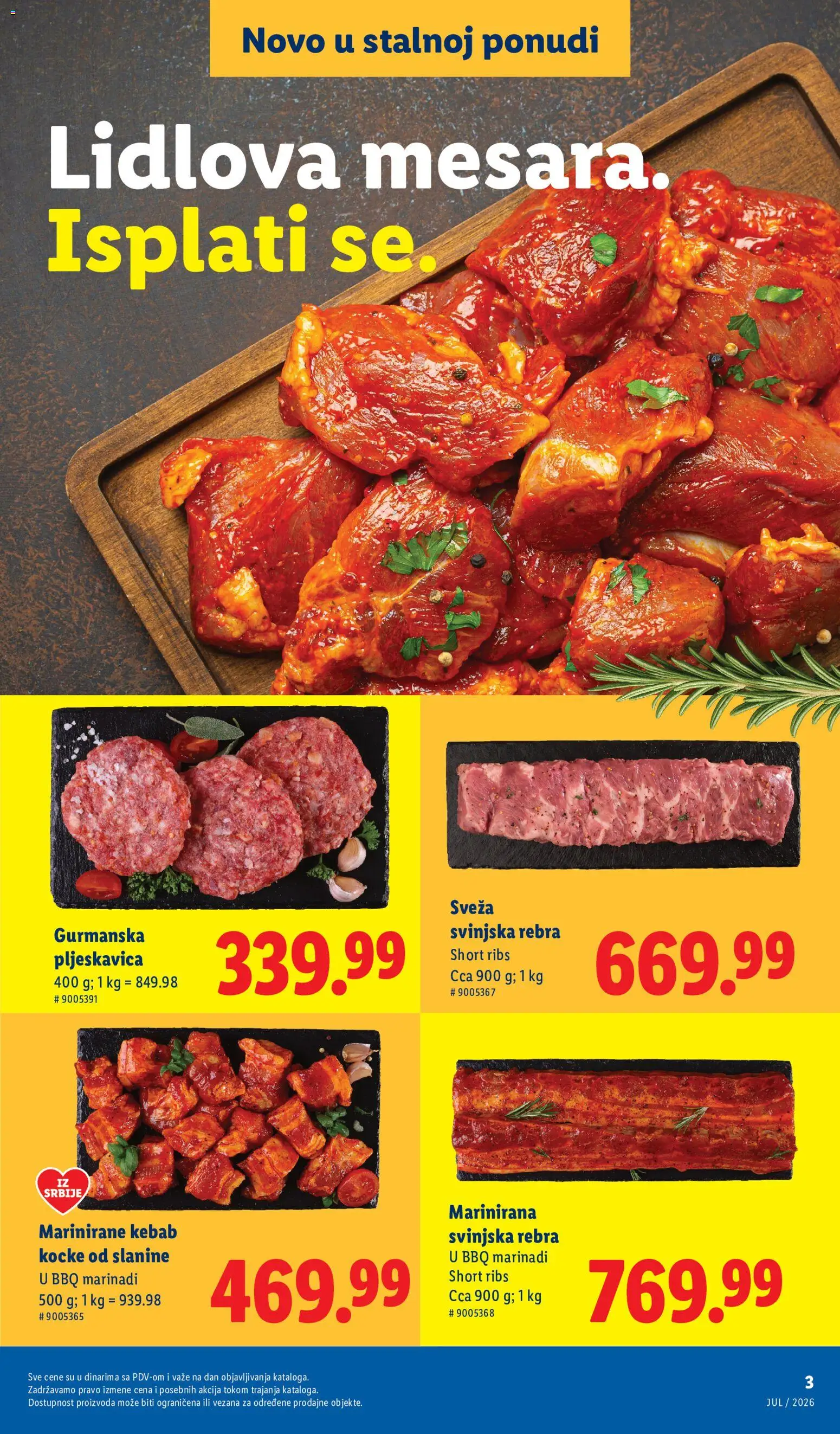 Lidl katalog - važi od 03.08.2026 | Strana: 3