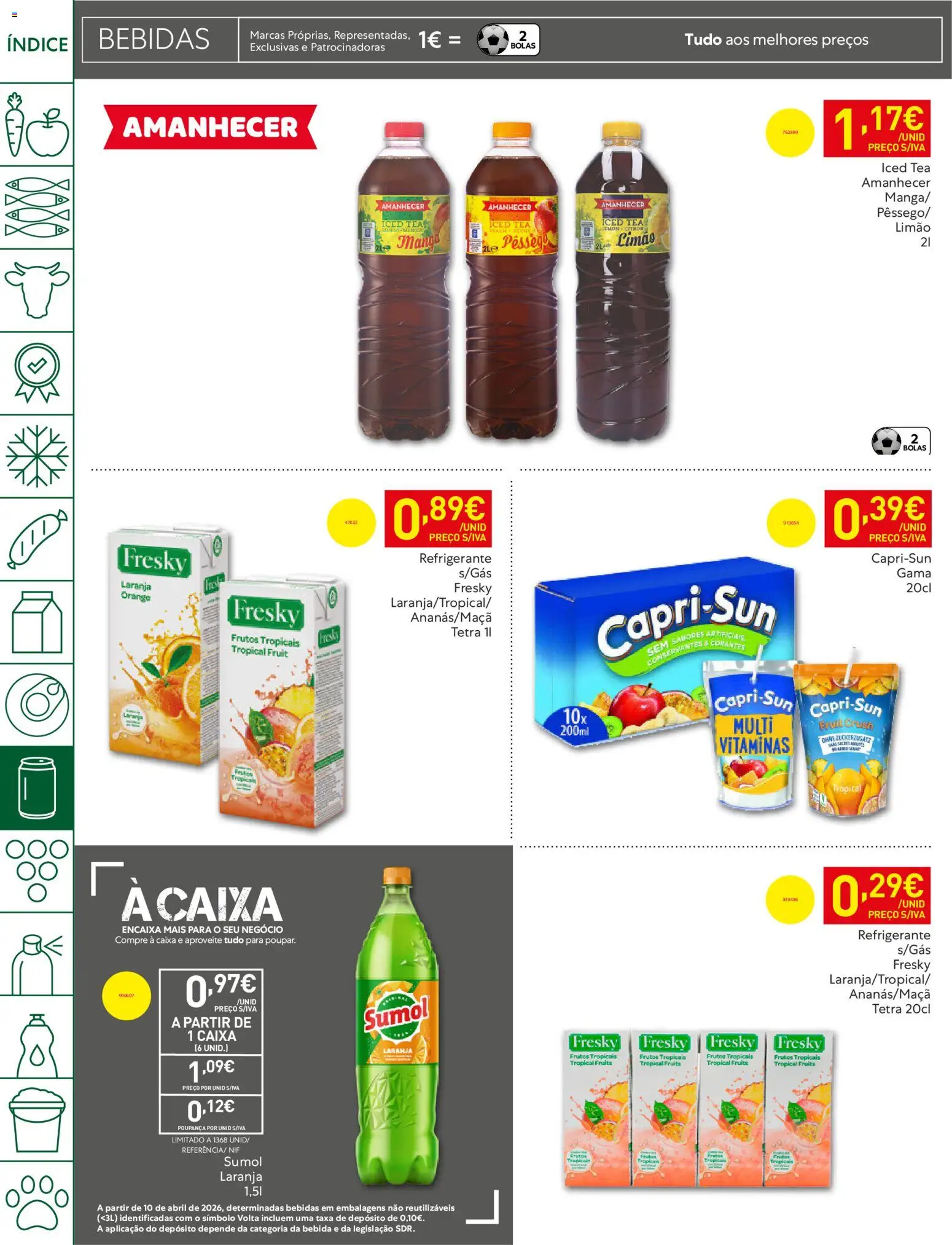 Recheio folheto Madeira │ válido de 05.05.2026 | Página: 32 | Produtos: Refrigerante, Caixa, Bebida