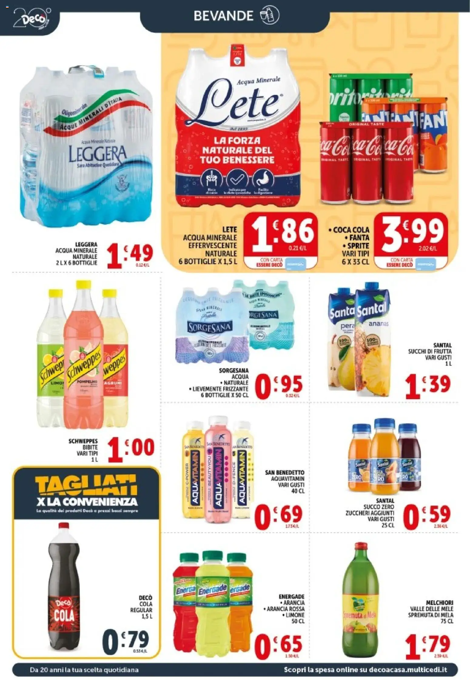Volantino Decò del 08.06.2026 | Pagina: 17 | Prodotti: Pompelmo, Acqua, Agrumi, Acqua minerale