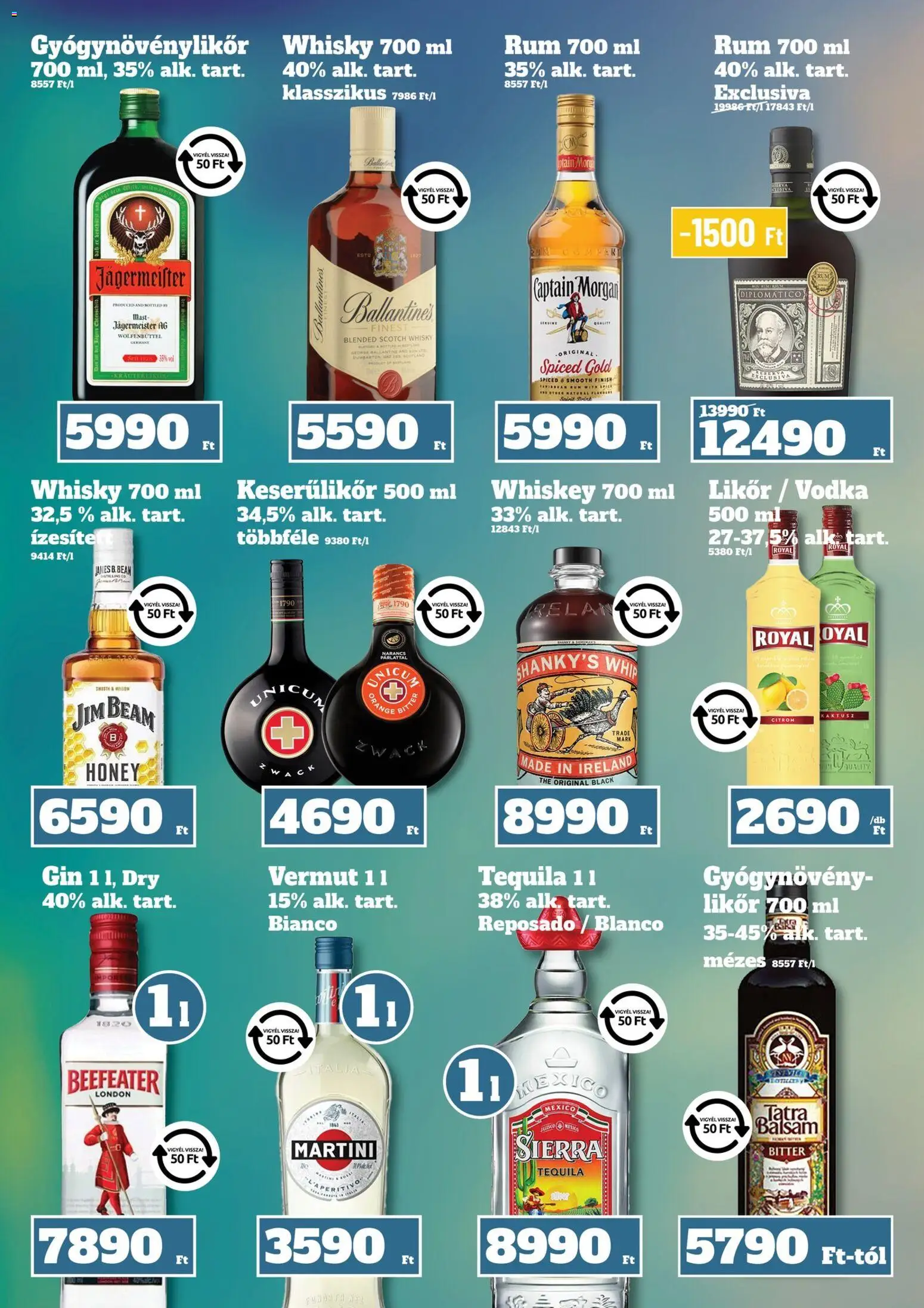 Family Diszkont akciós ujság - amely érvényes a következő dátumtól: 28.05.2026 | Oldal: 17 | Termékek: Whiskey, Captain morgan, Likőr, Whisky