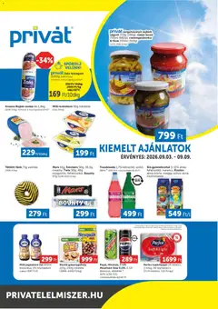 PRIVÁT Déli vármegyék - amely érvényes a következő dátumtól: 2026.09.03.